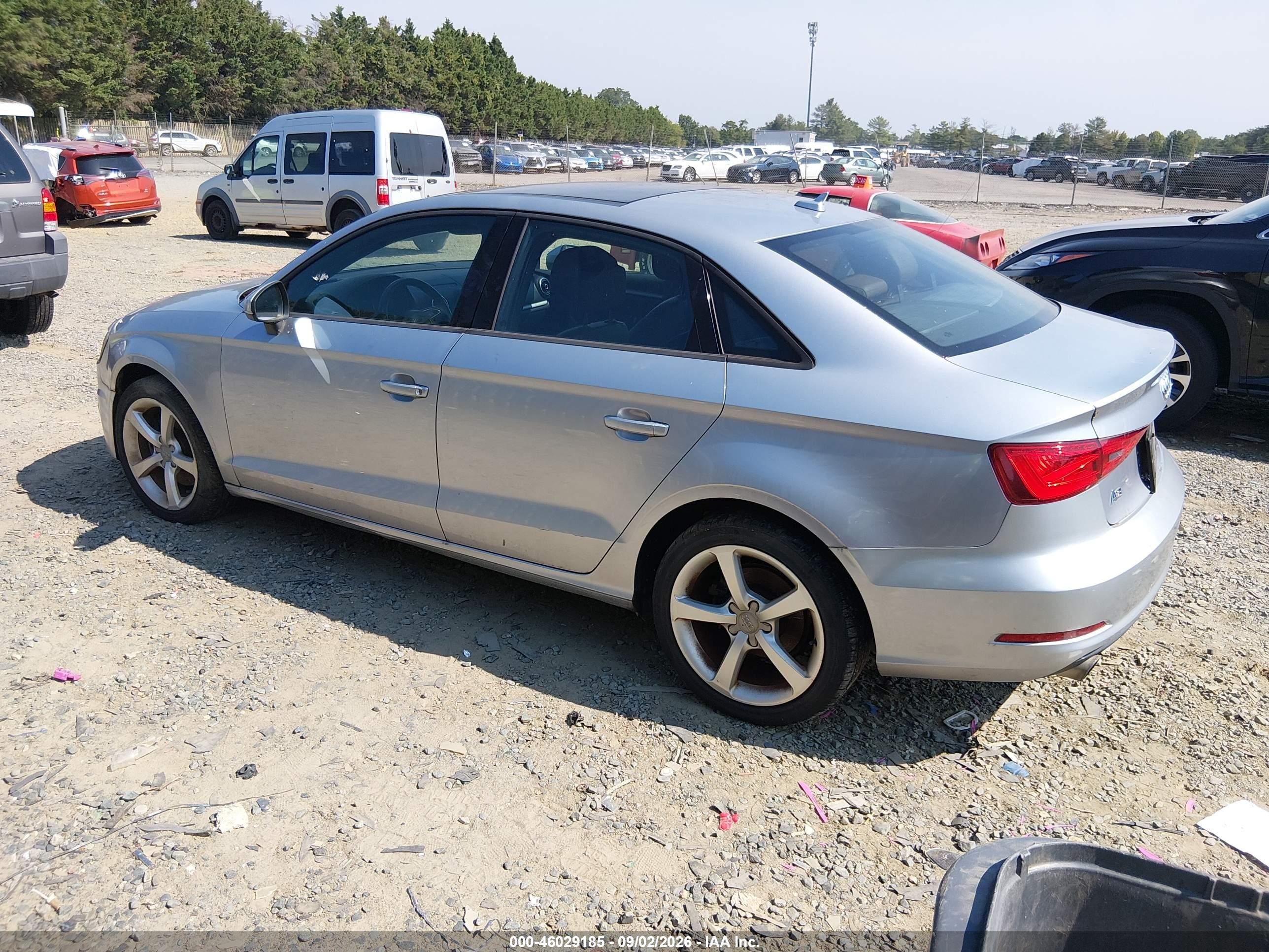 2015 Audi A3 2.0t Premium Silver vin: WAUBFGFF3F1129815