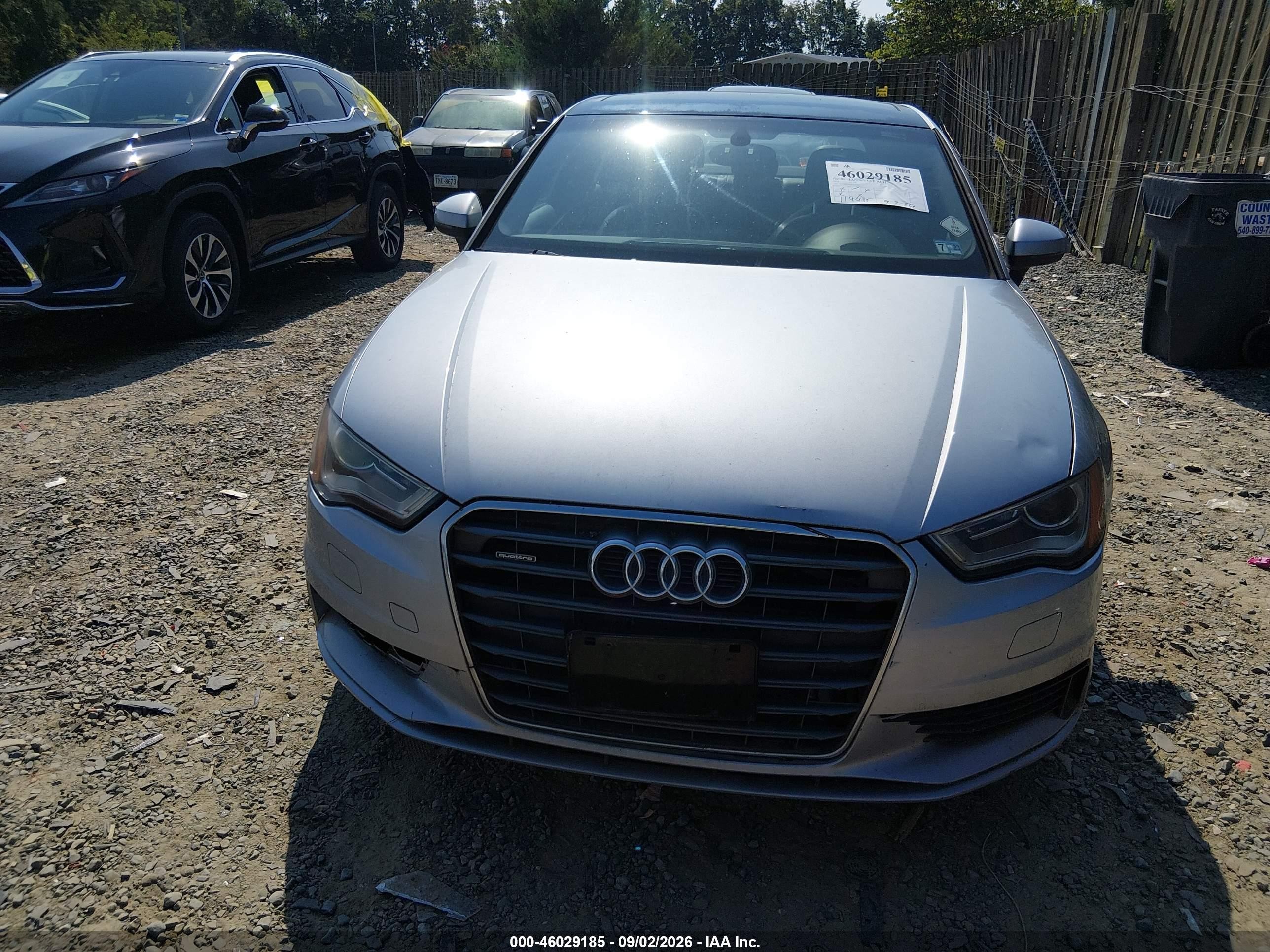 2015 Audi A3 2.0t Premium Silver vin: WAUBFGFF3F1129815