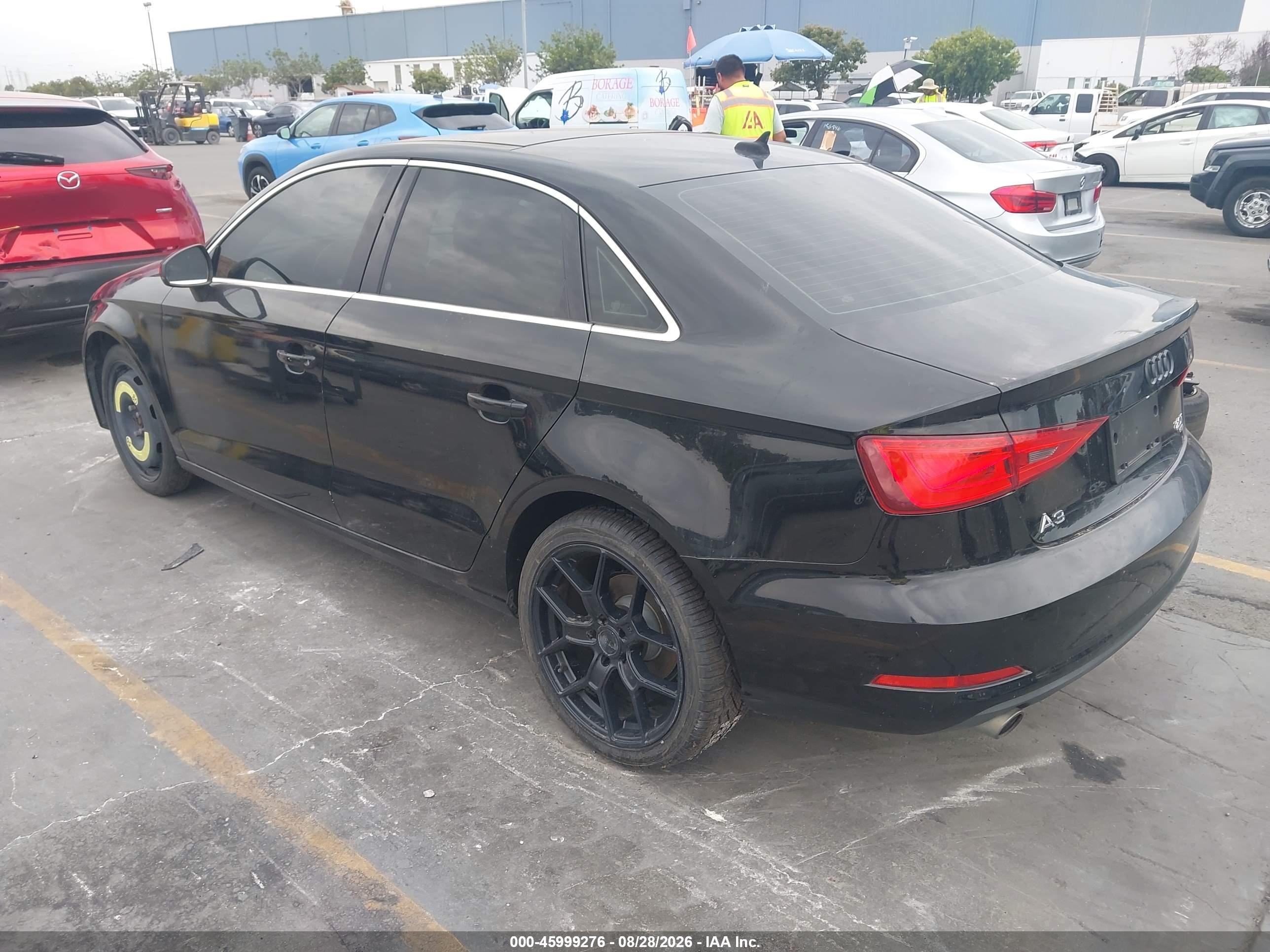 2015 Audi A3 2.0t Premium Black vin: WAUBFGFF4F1001194
