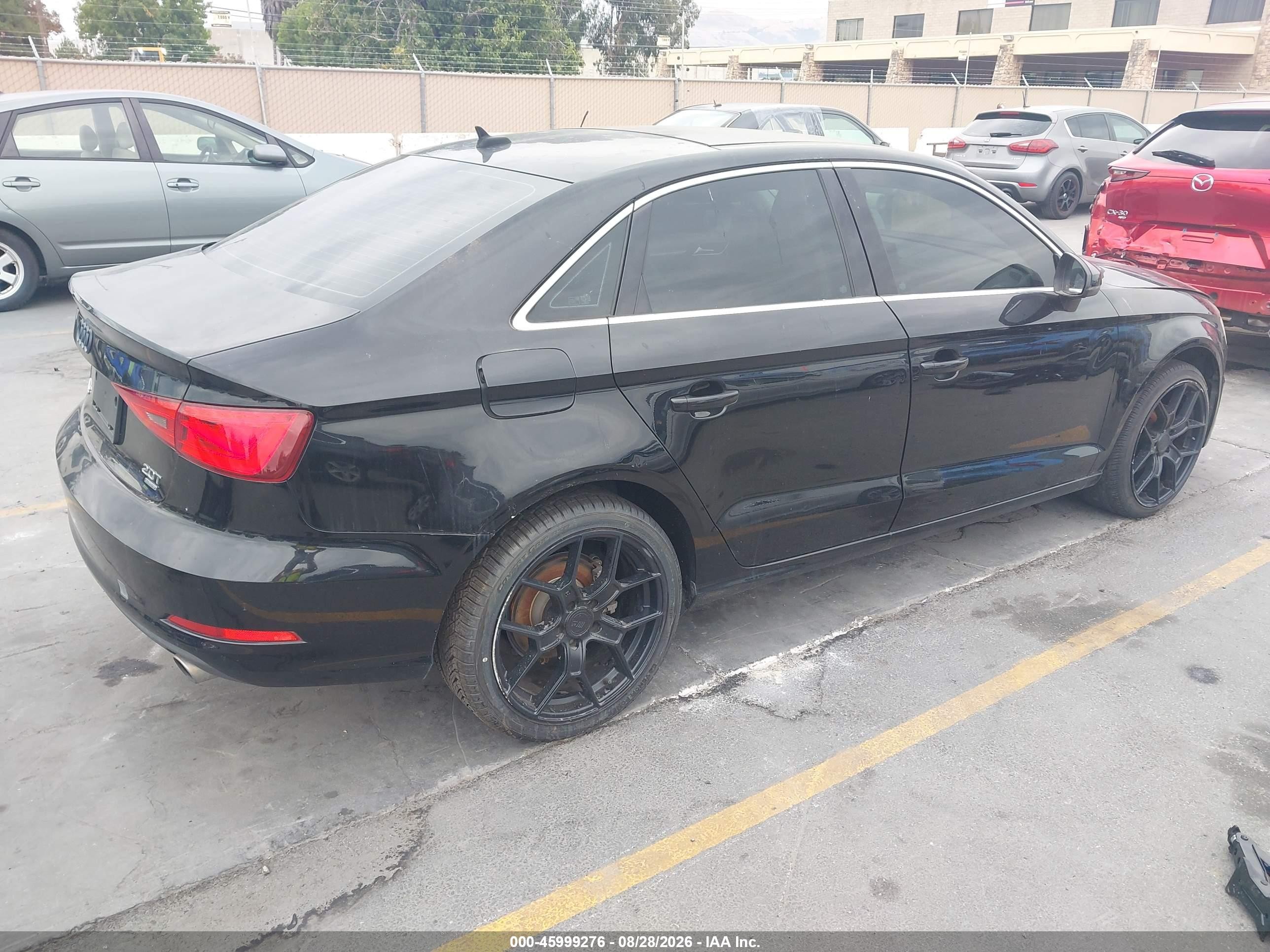 2015 Audi A3 2.0t Premium Black vin: WAUBFGFF4F1001194