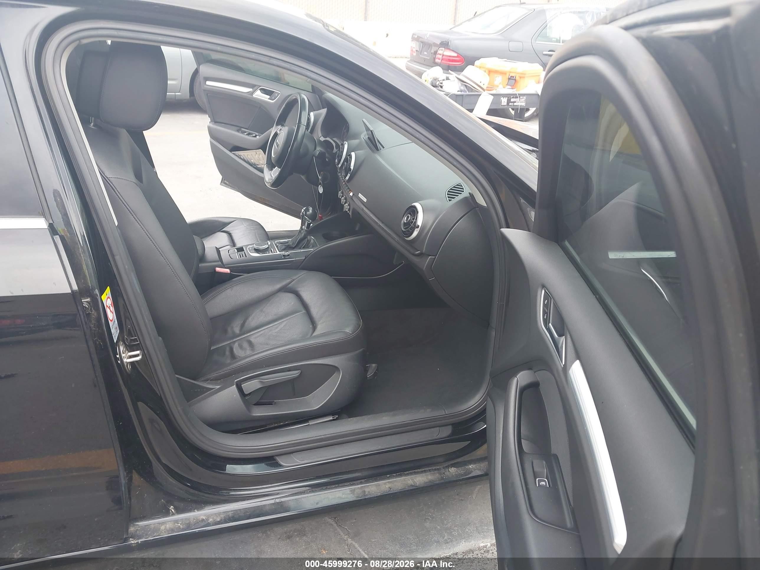 2015 Audi A3 2.0t Premium Black vin: WAUBFGFF4F1001194
