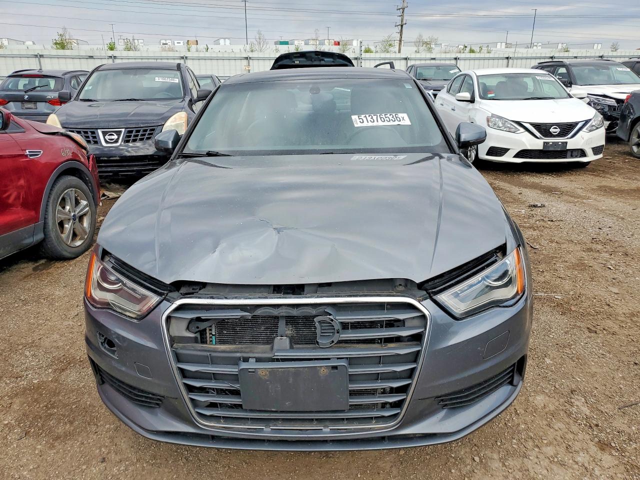 2015 Audi A3 Premium Серый vin: WAUBFGFF4F1045860