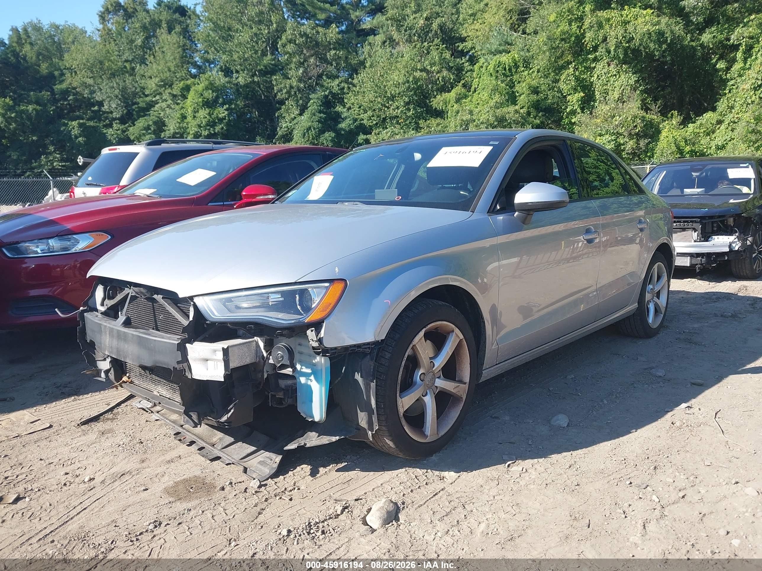 2015 Audi A3 2.0t Premium Silver vin: WAUBFGFF4F1101229