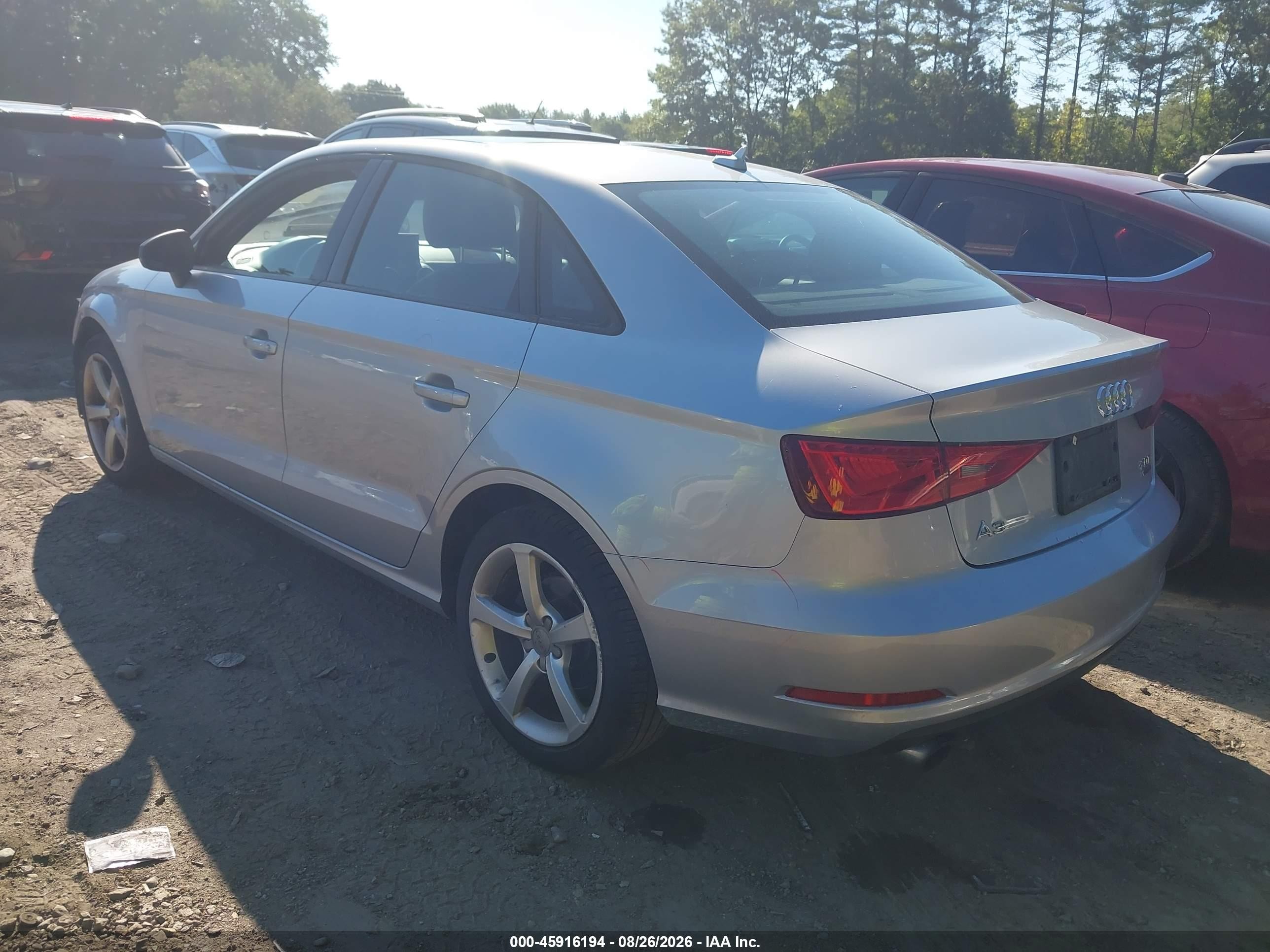 2015 Audi A3 2.0t Premium Silver vin: WAUBFGFF4F1101229