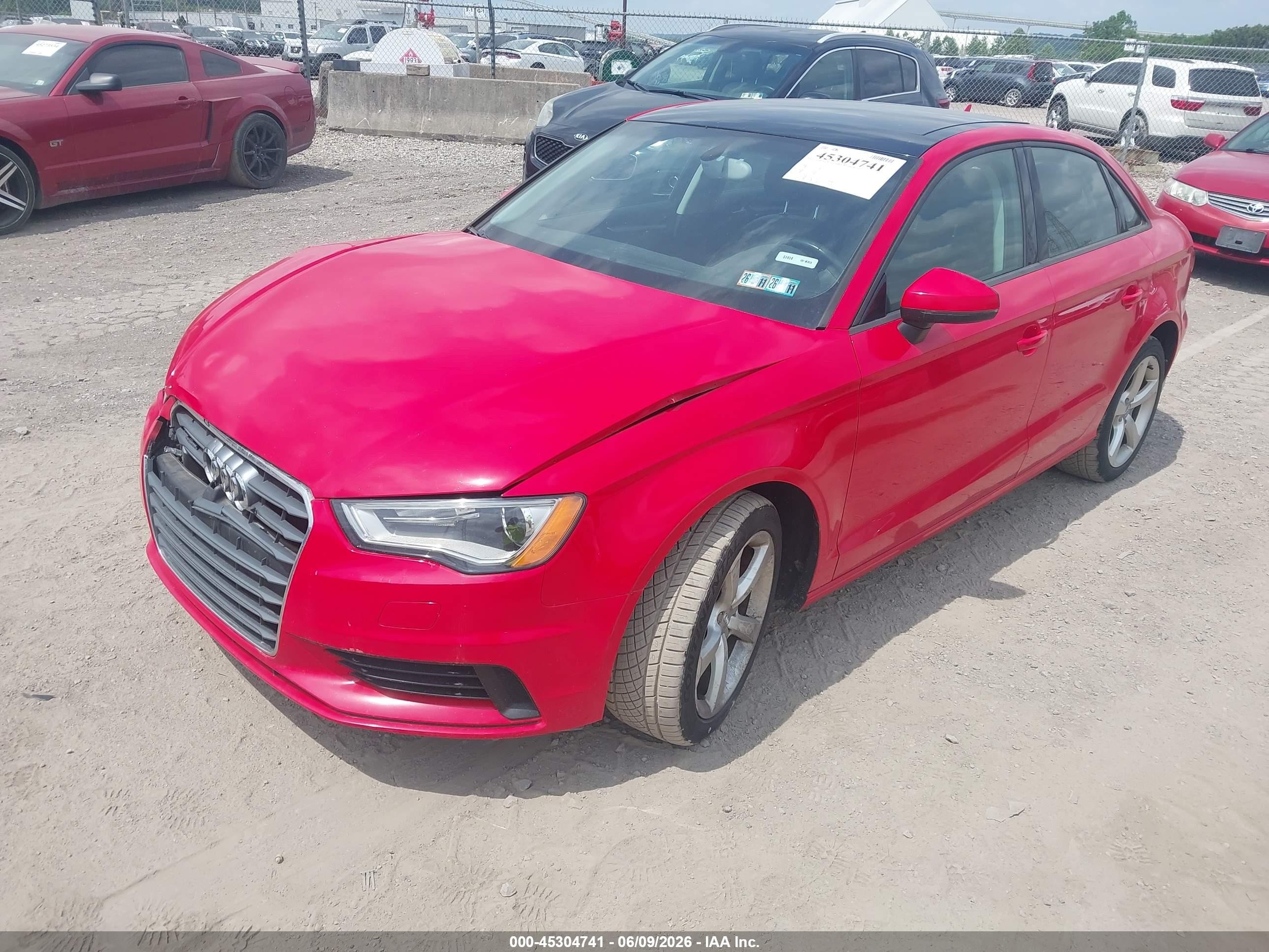 2015 Audi A3 2.0t Premium Red vin: WAUBFGFF4F1124610