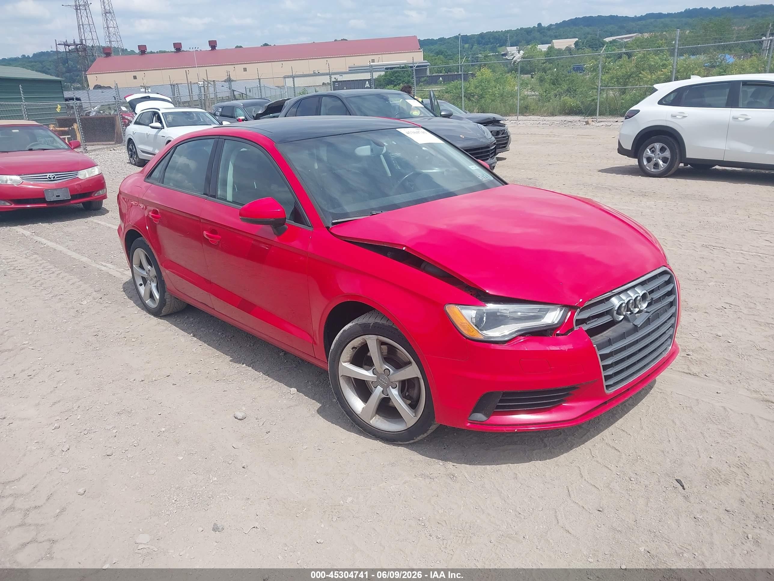 2015 Audi A3 2.0t Premium Red vin: WAUBFGFF4F1124610