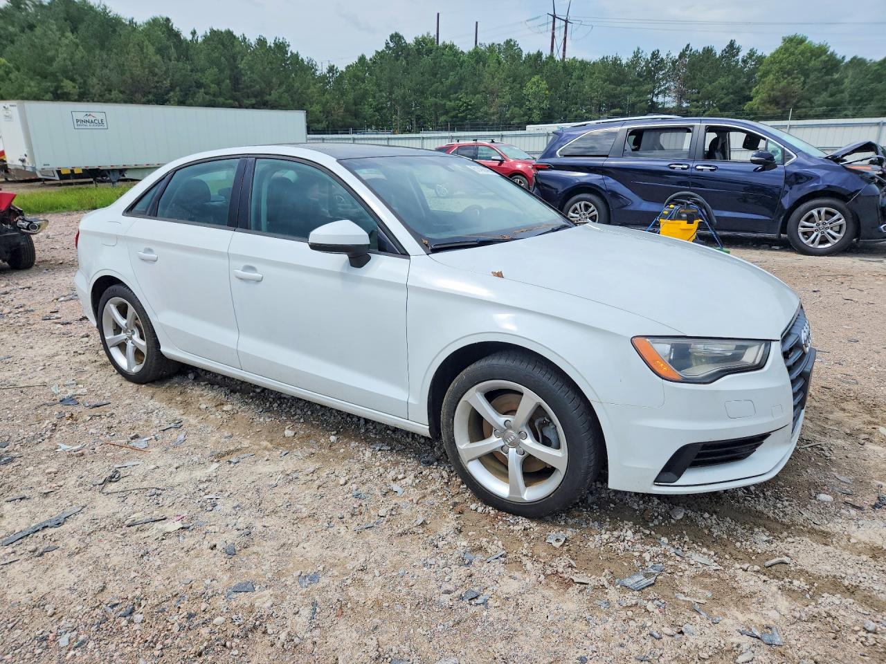2015 Audi A3 Premium White vin: WAUBFGFF5F1003293