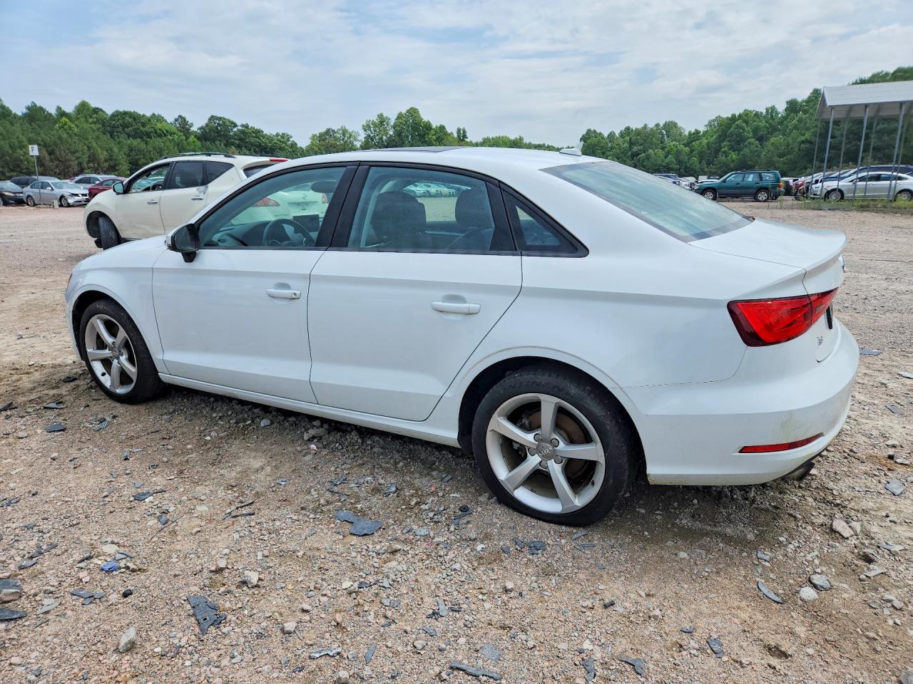 2015 Audi A3 Premium White vin: WAUBFGFF5F1003293