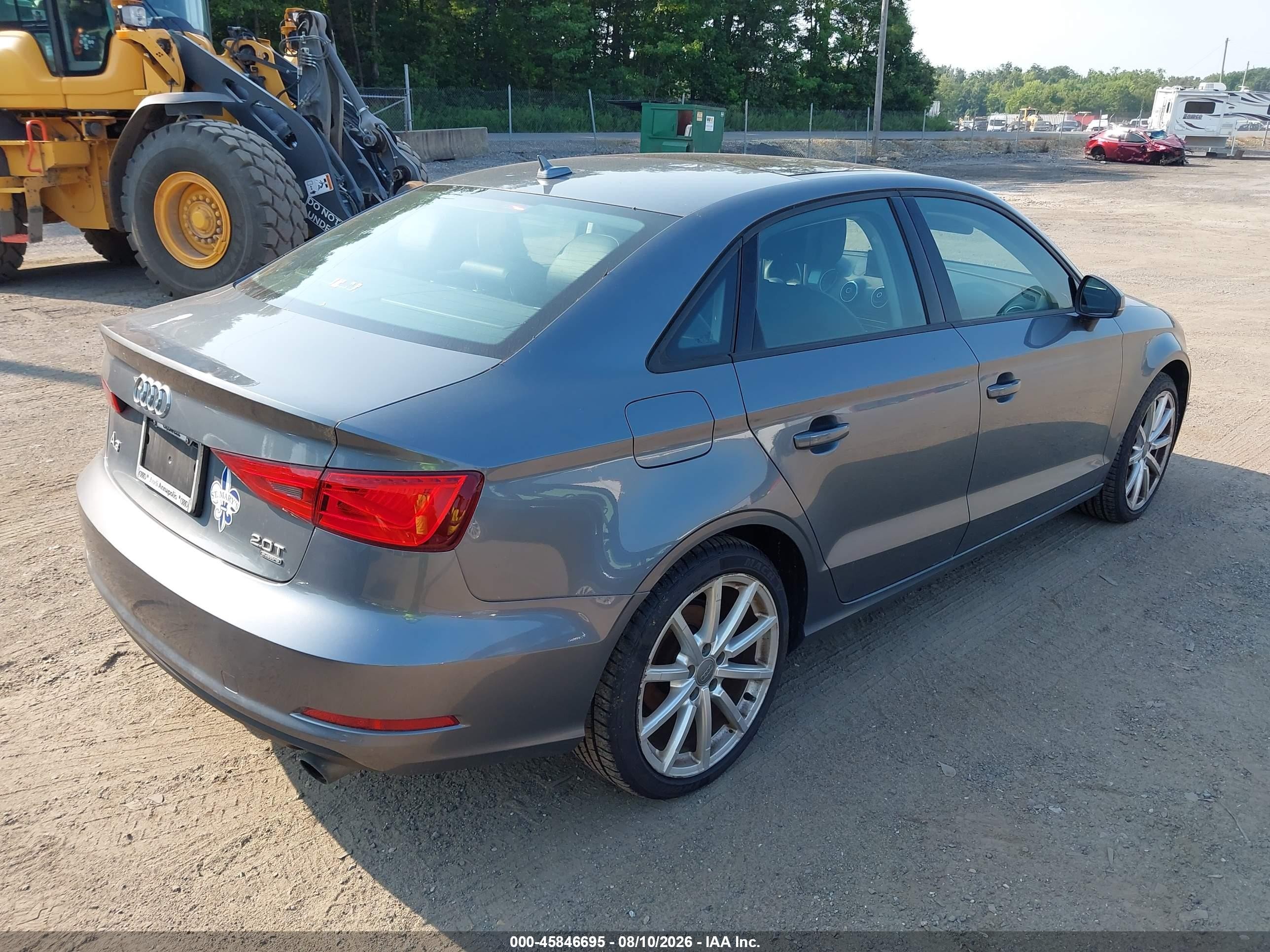 2015 Audi A3 2.0t Premium Gray vin: WAUBFGFF5F1047732