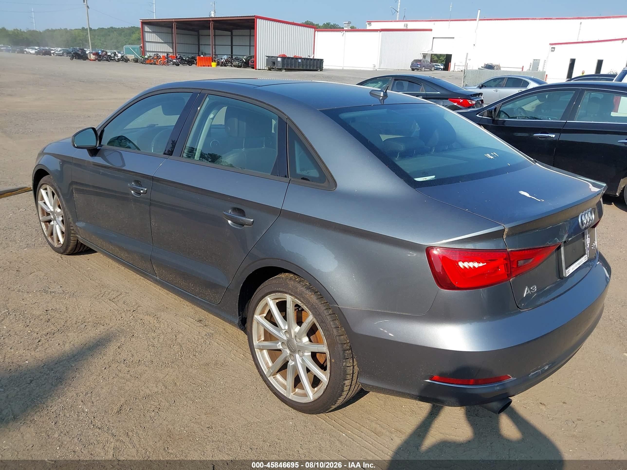 2015 Audi A3 2.0t Premium Gray vin: WAUBFGFF5F1047732