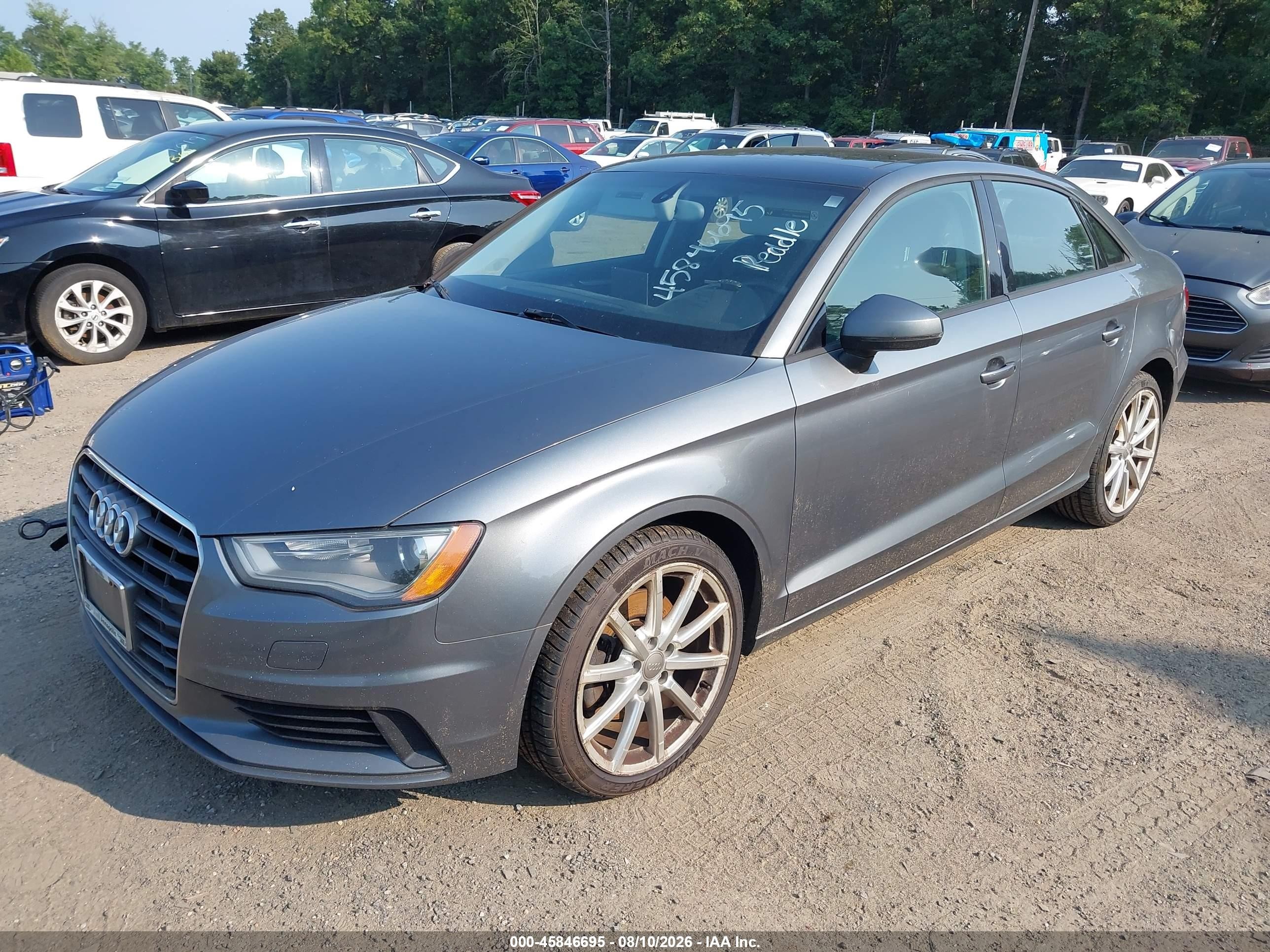 2015 Audi A3 2.0t Premium Gray vin: WAUBFGFF5F1047732