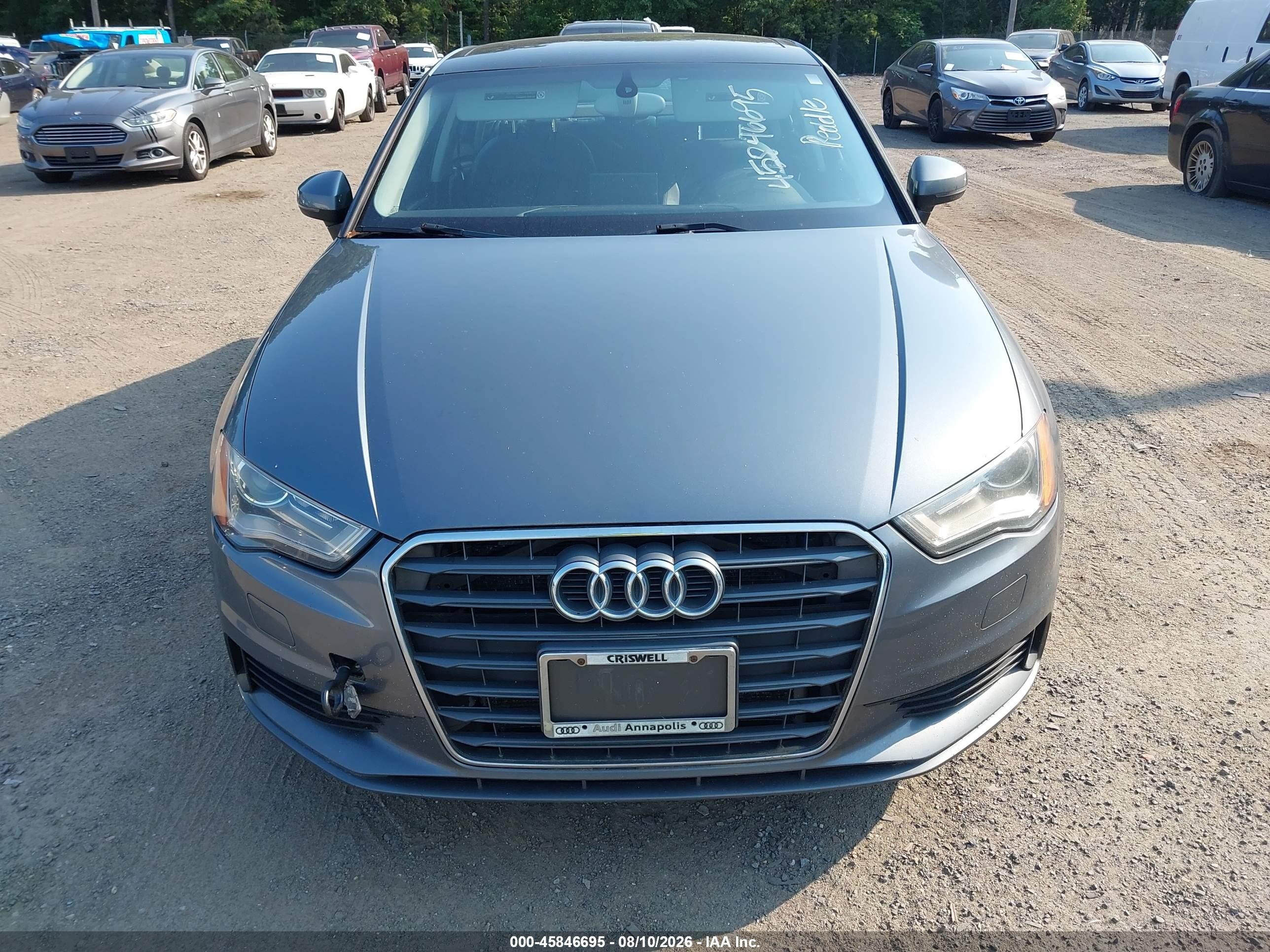 2015 Audi A3 2.0t Premium Gray vin: WAUBFGFF5F1047732