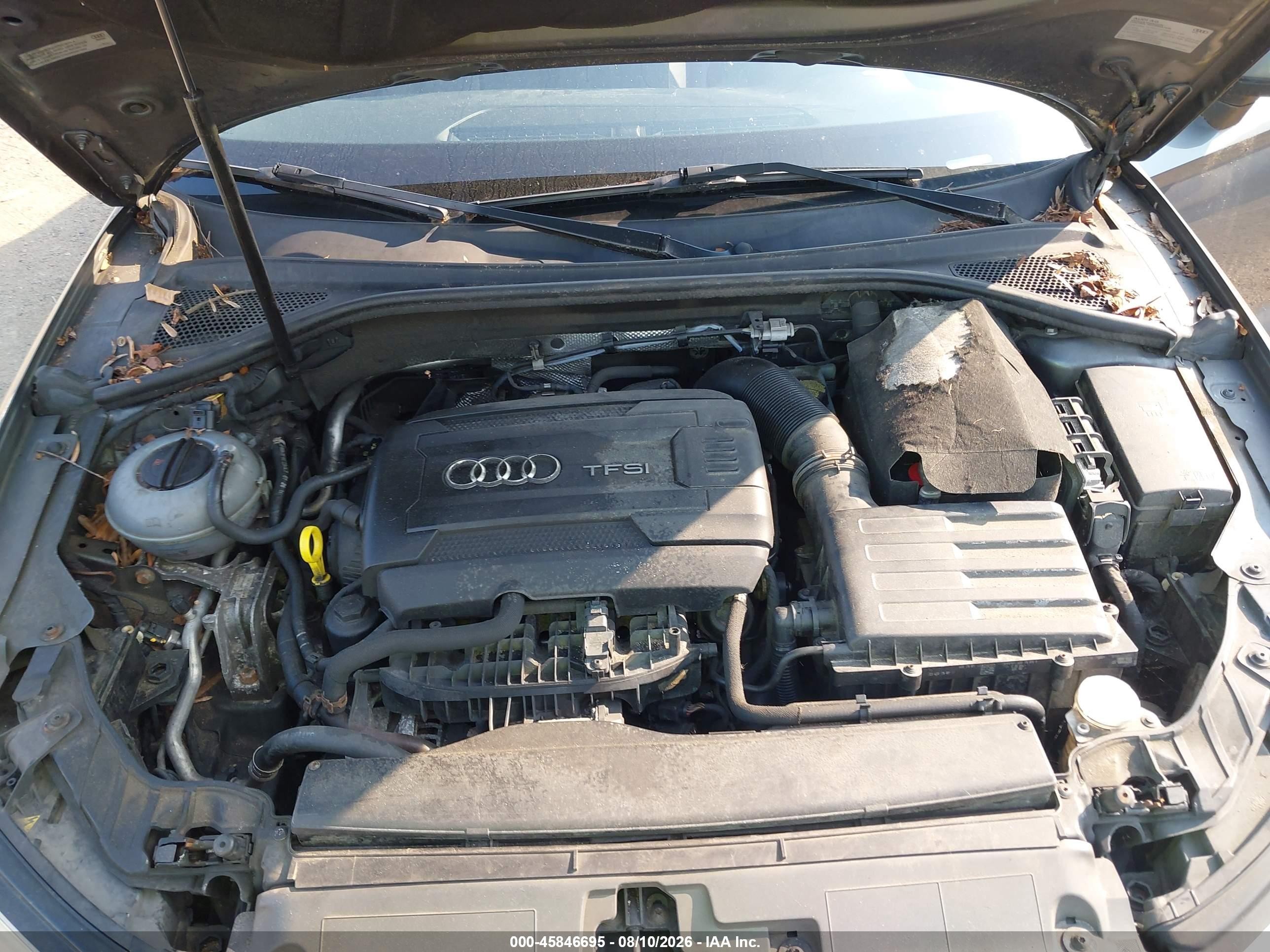 2015 Audi A3 2.0t Premium Gray vin: WAUBFGFF5F1047732