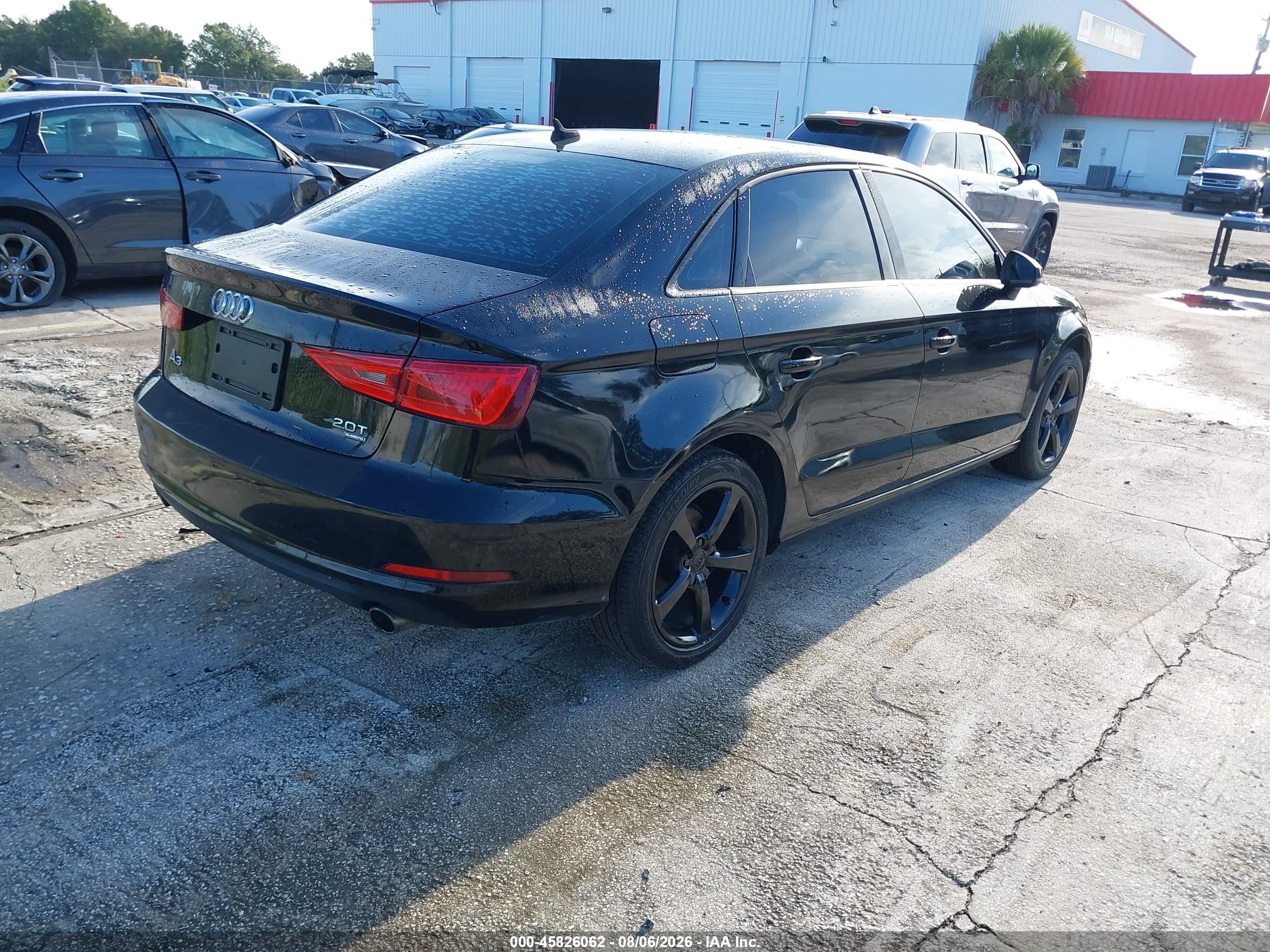 2015 Audi A3 2.0t Premium Black vin: WAUBFGFF5F1127984
