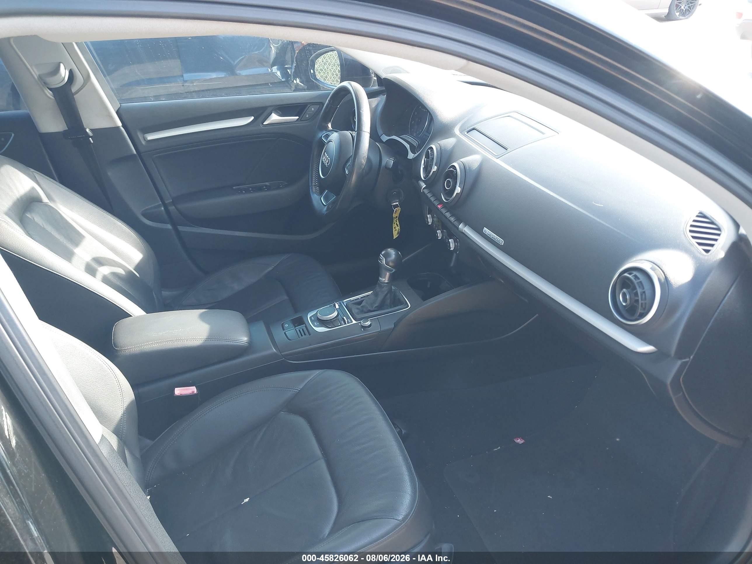 2015 Audi A3 2.0t Premium Black vin: WAUBFGFF5F1127984