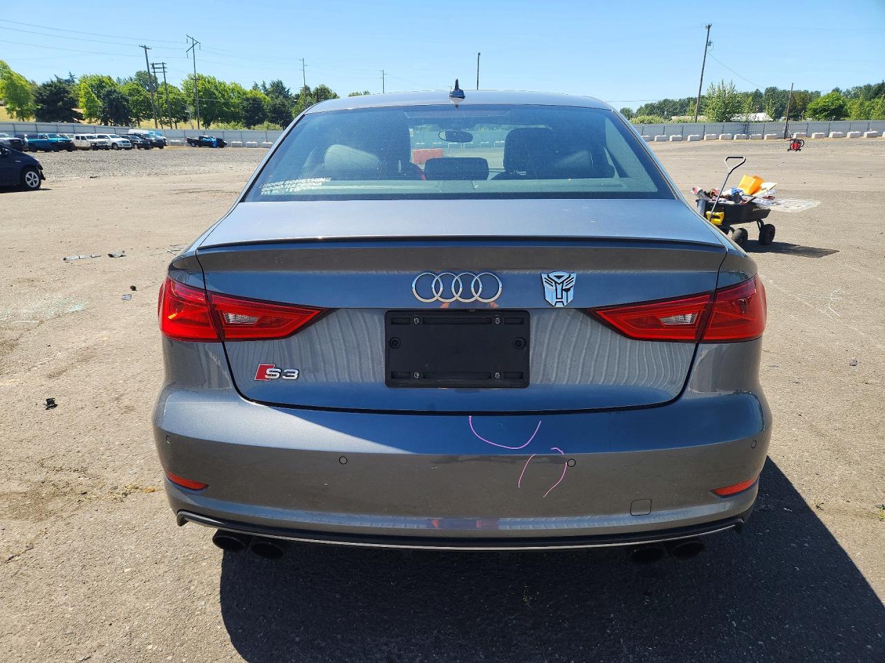 2015 Audi S3 Premium Plus Серебряный vin: WAUBFGFF6F1073868