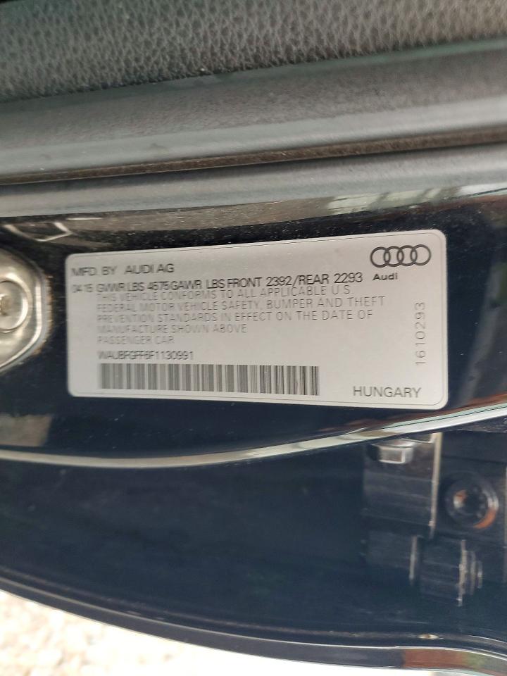 2015 Audi A3 Premium Black vin: WAUBFGFF6F1130991