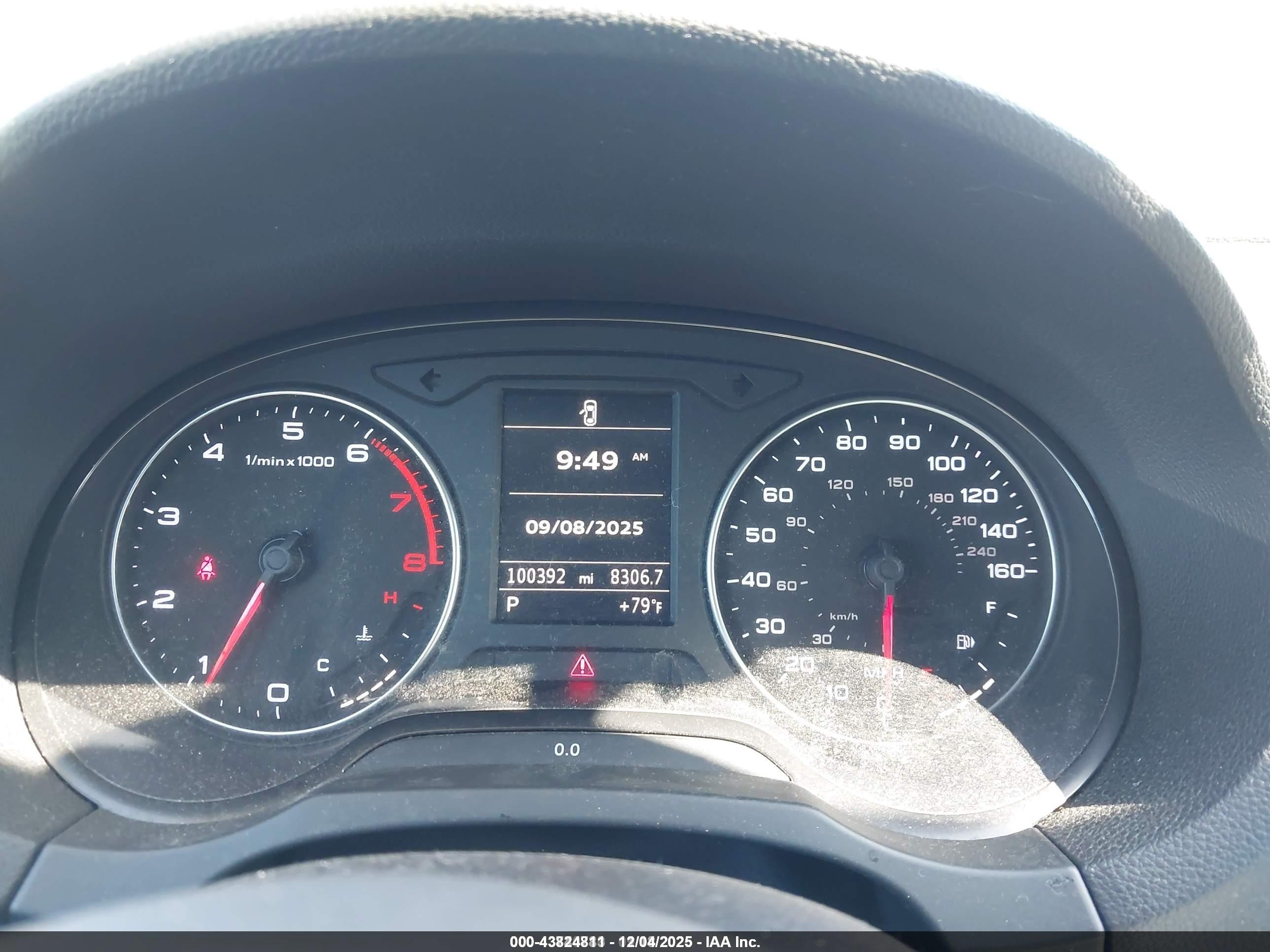 2015 Audi A3 2.0t Premium Черный vin: WAUBFGFF6F1140386