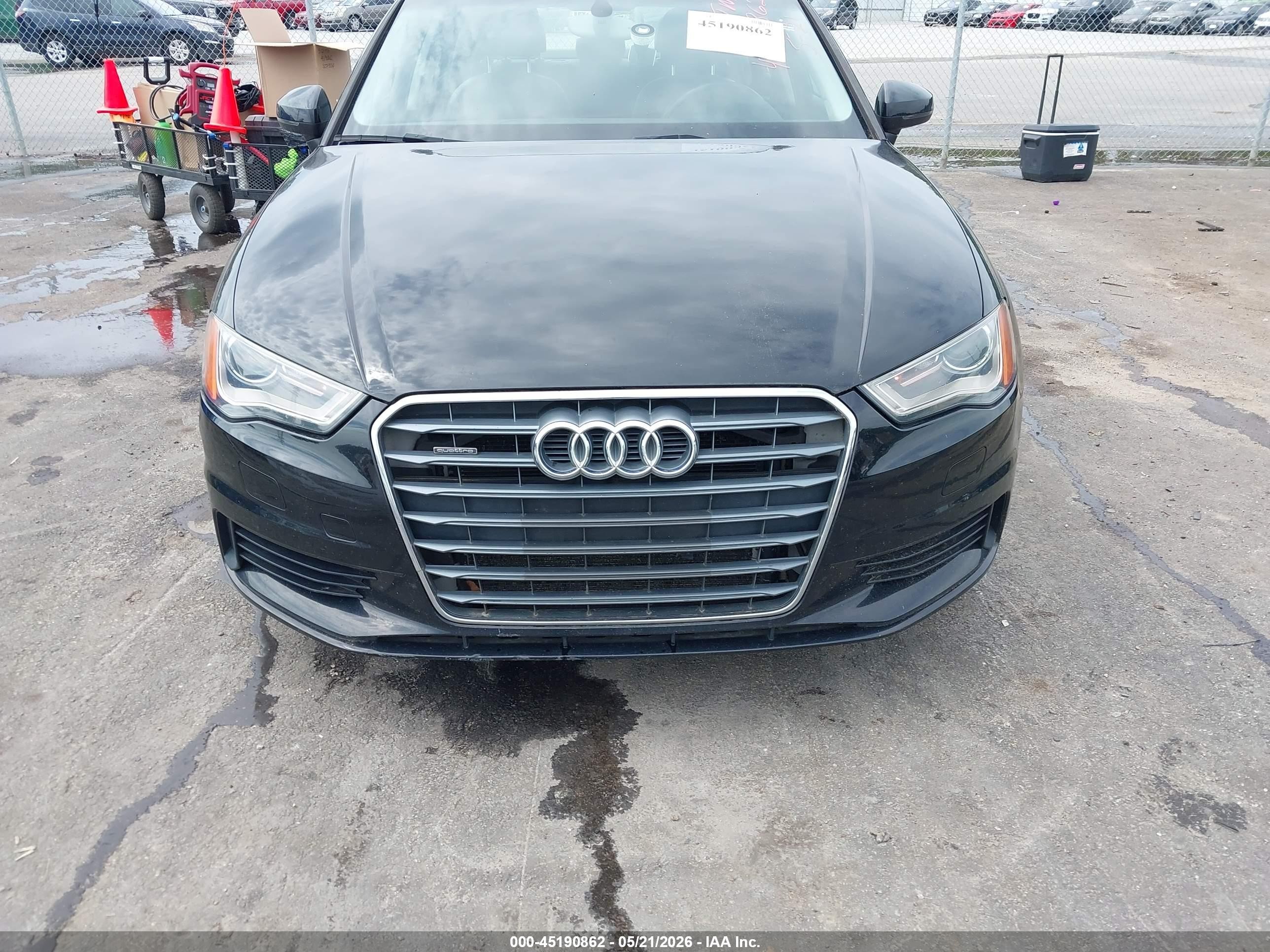 2015 Audi A3 2.0t Premium Black vin: WAUBFGFF7F1009435