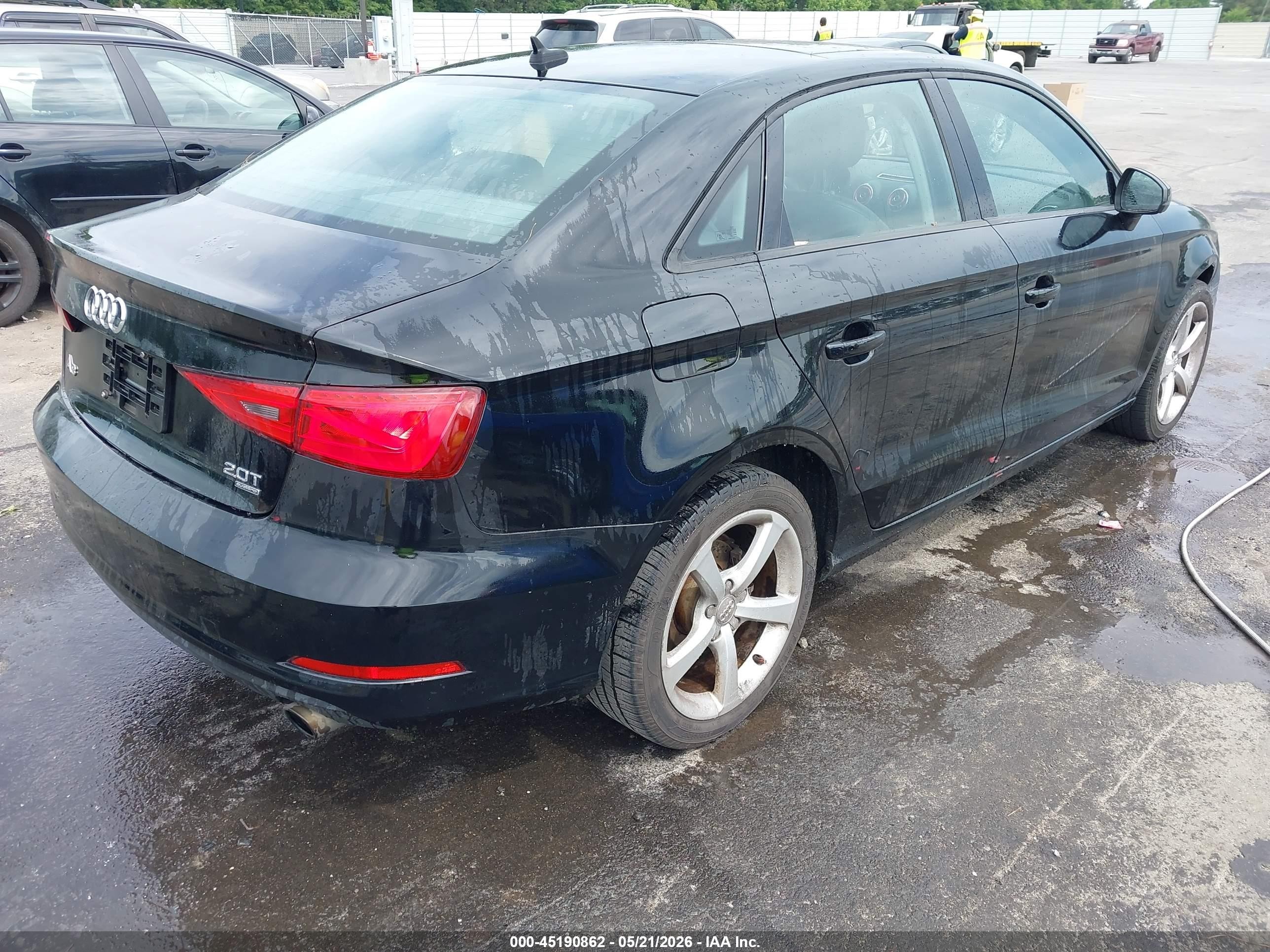 2015 Audi A3 2.0t Premium Black vin: WAUBFGFF7F1009435