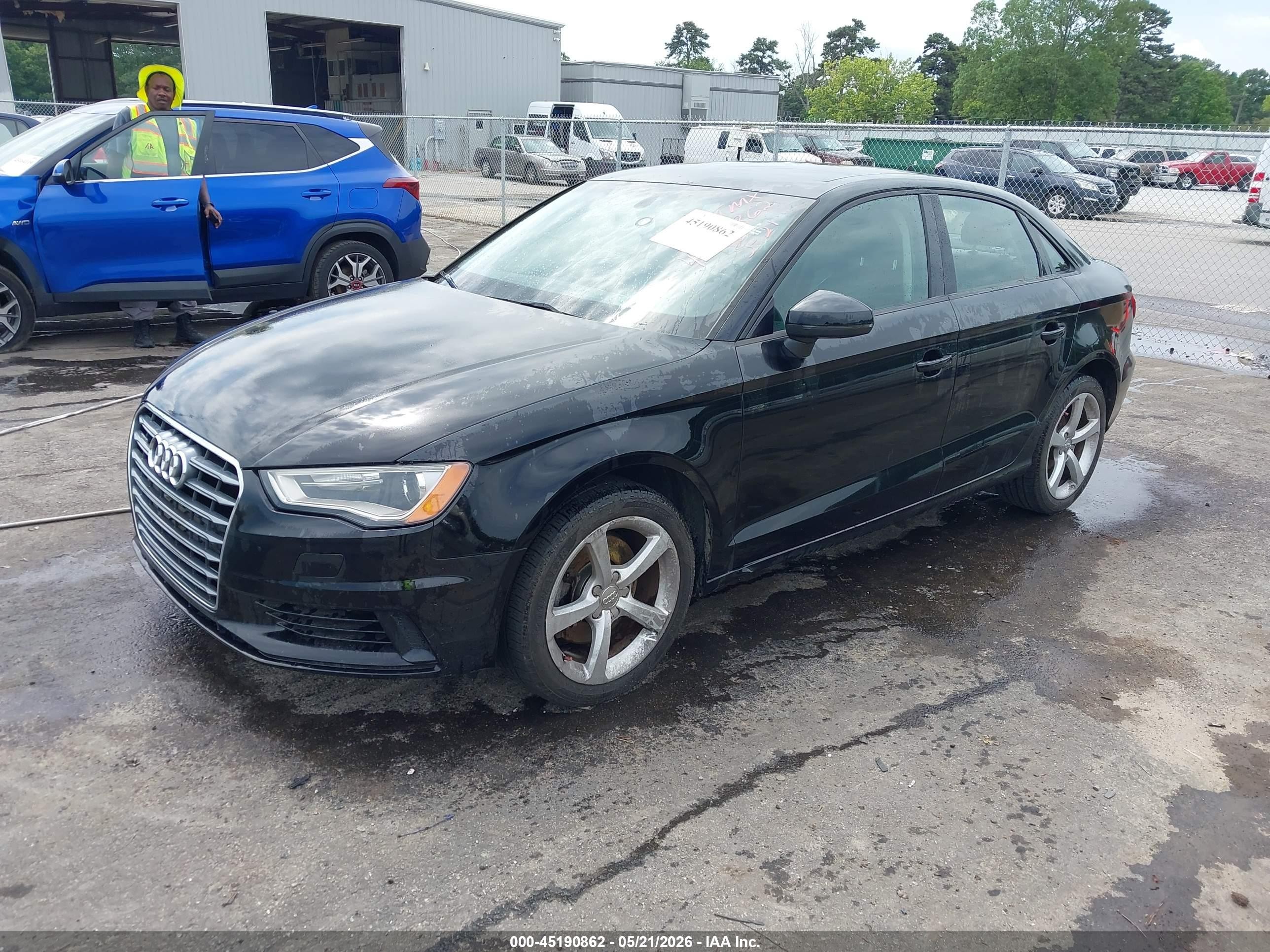 2015 Audi A3 2.0t Premium Black vin: WAUBFGFF7F1009435