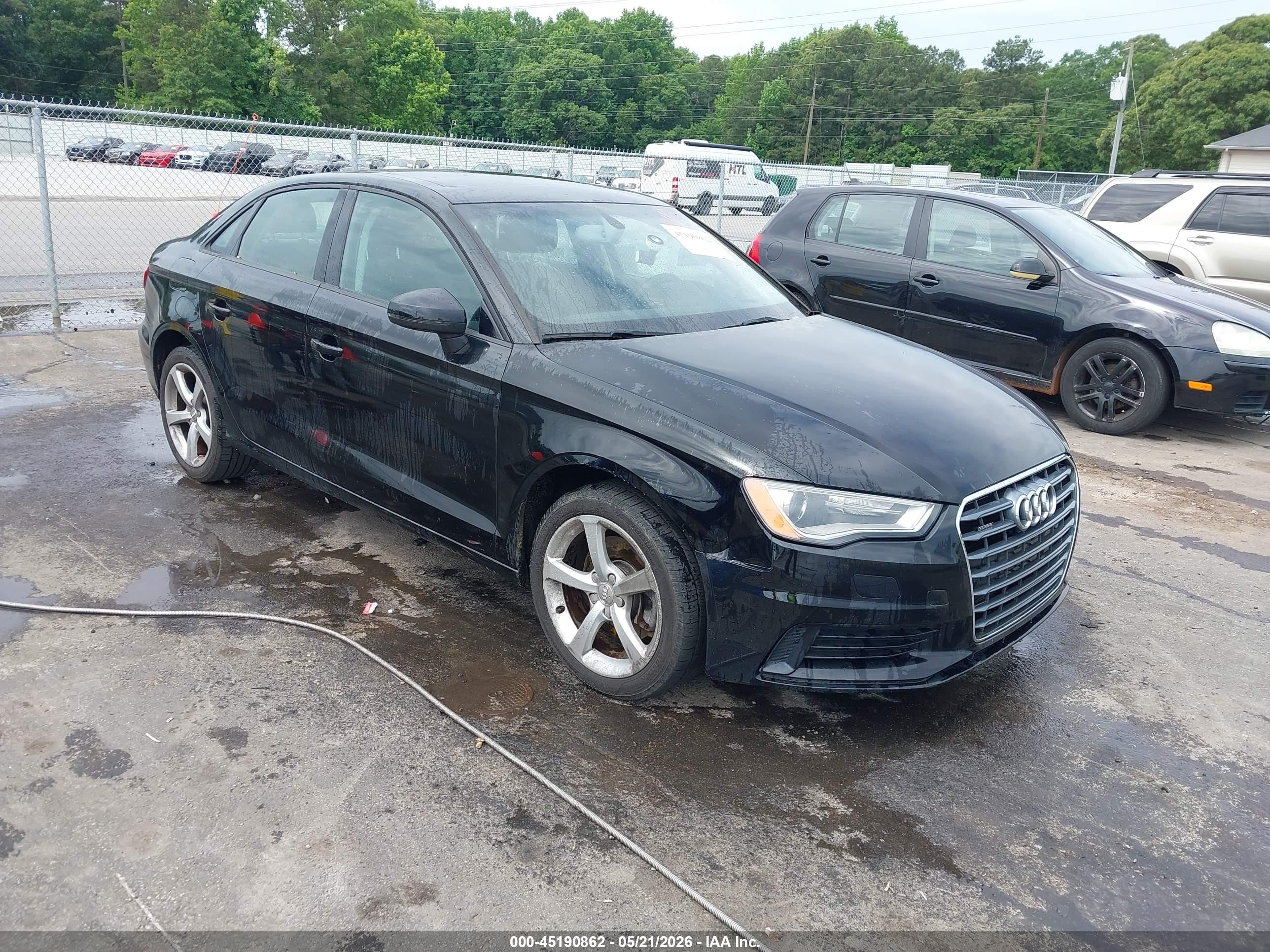 2015 Audi A3 2.0t Premium Black vin: WAUBFGFF7F1009435