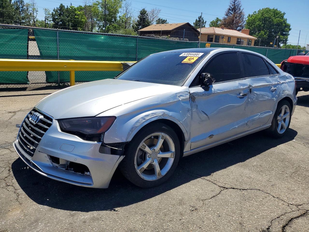 2015 Audi A3 Premium Silver vin: WAUBFGFF7F1093322