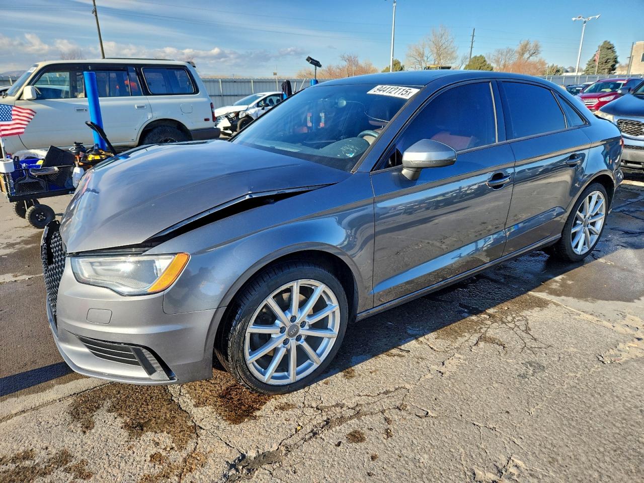 2015 Audi A3 Premium Gray vin: WAUBFGFF8F1001182