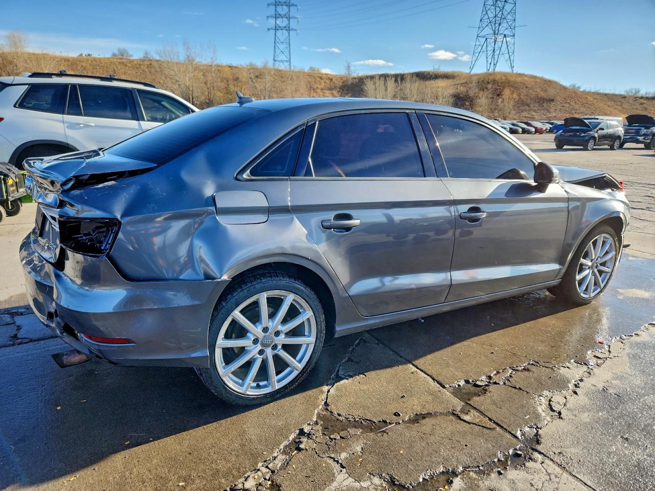 2015 Audi A3 Premium Gray vin: WAUBFGFF8F1001182