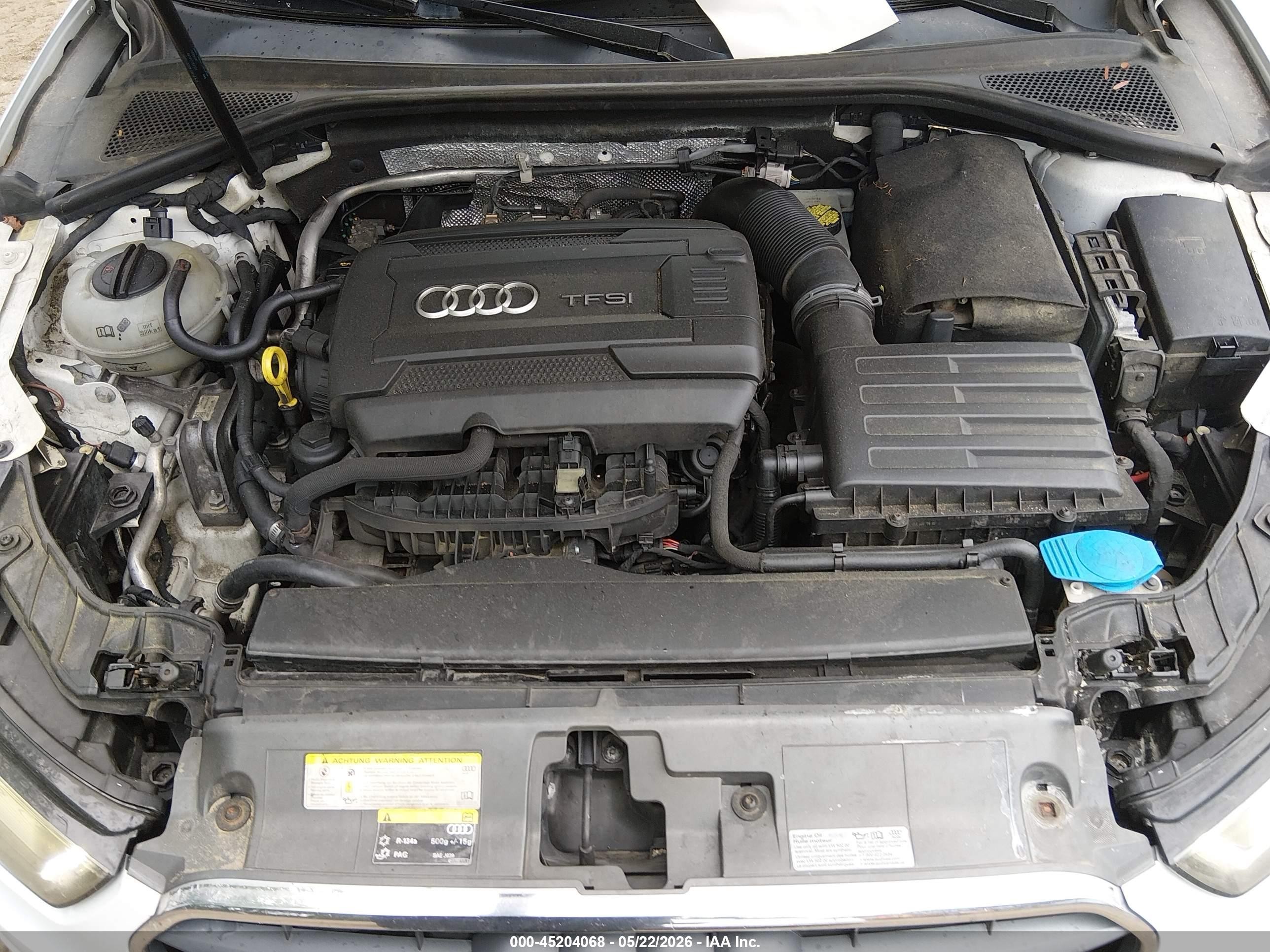 2015 Audi A3 2.0t Premium White vin: WAUBFGFF8F1003045
