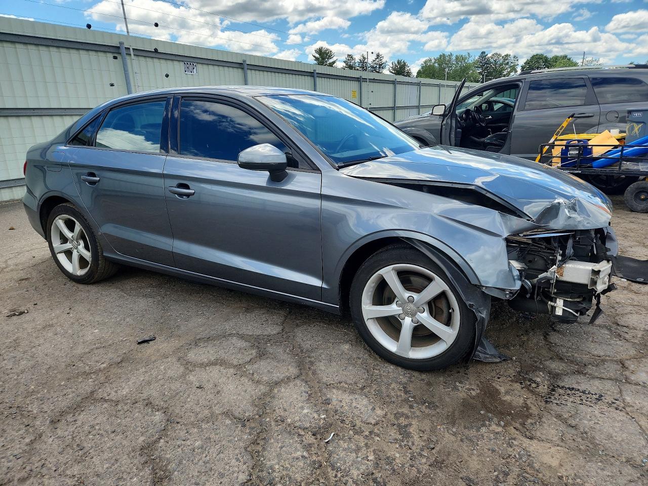 2015 Audi A3 Premium Gray vin: WAUBFGFF8F1006415