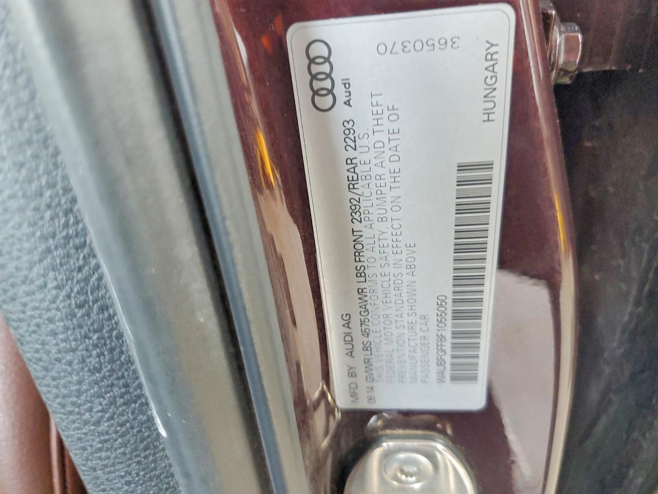 2015 Audi A3 Premium Purple vin: WAUBFGFF8F1055050