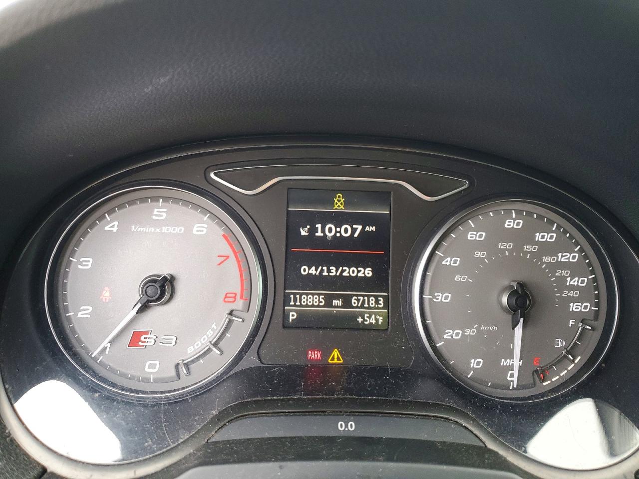 2015 Audi S3 Premium Plus Белый vin: WAUBFGFF8F1077064