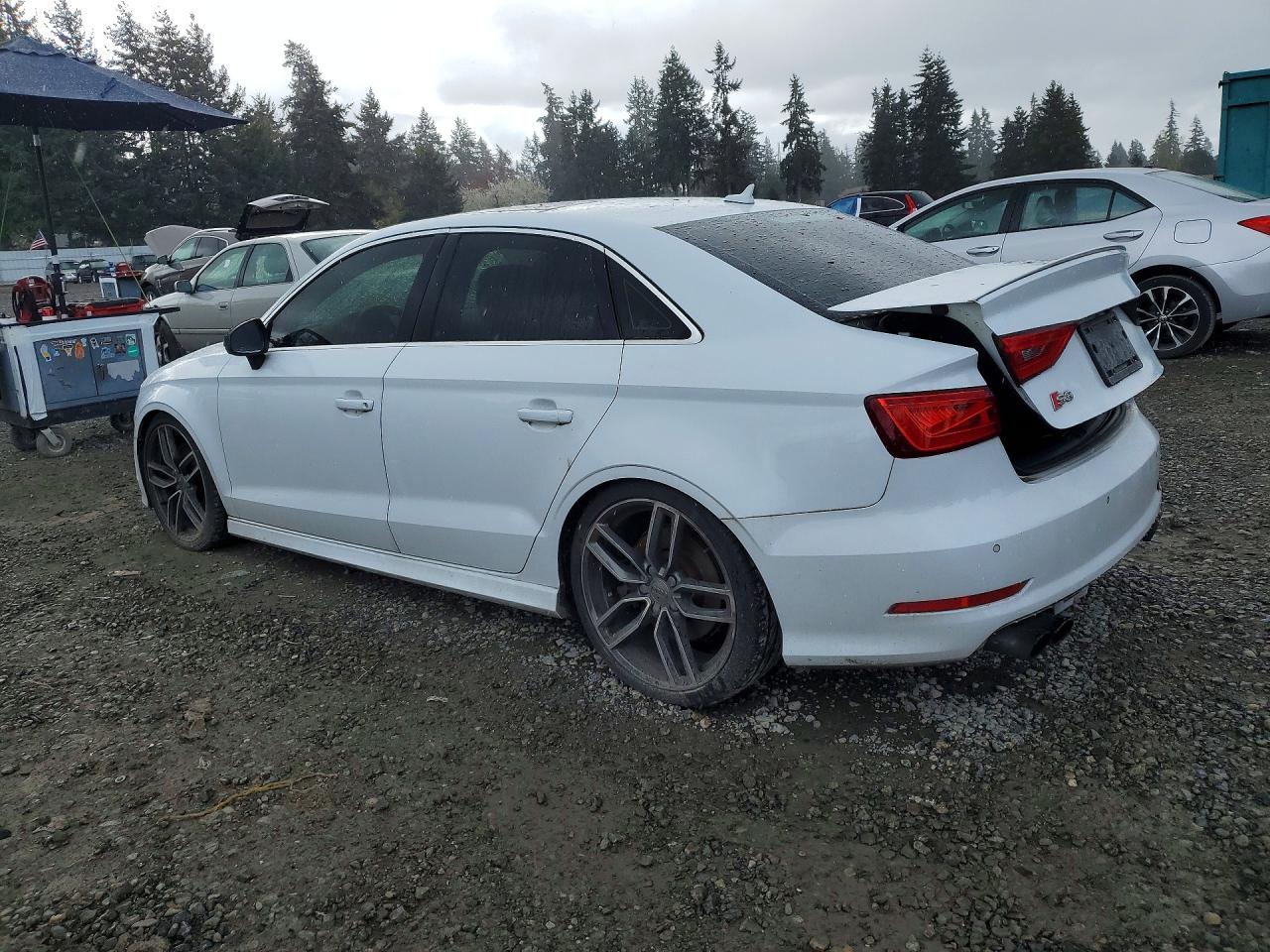 2015 Audi S3 Premium Plus Белый vin: WAUBFGFF8F1077064
