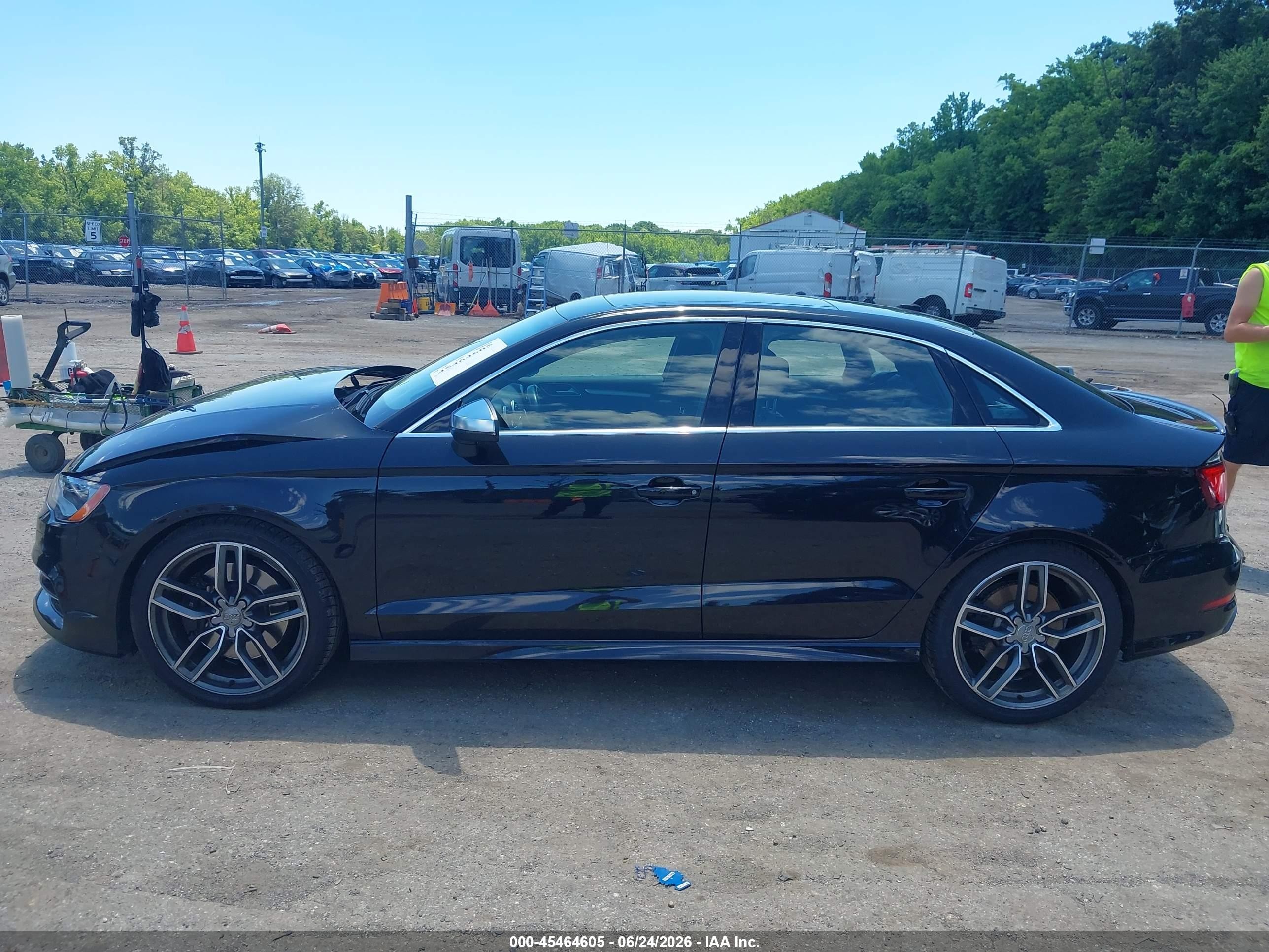 2015 Audi S3 2.0t Premium Plus Black vin: WAUBFGFF8F1108295