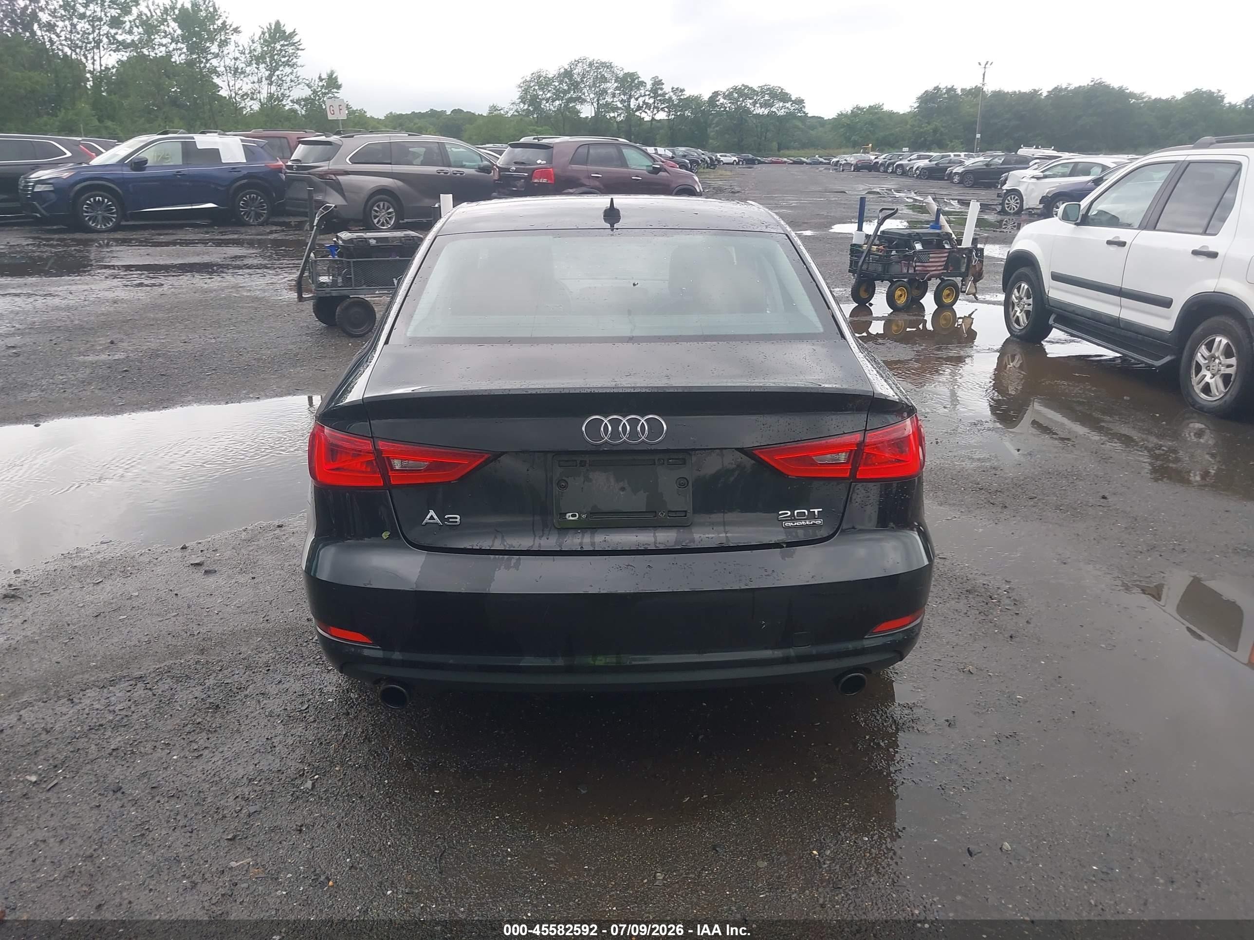 2015 Audi A3 2.0t Premium Черный vin: WAUBFGFF8F1124545