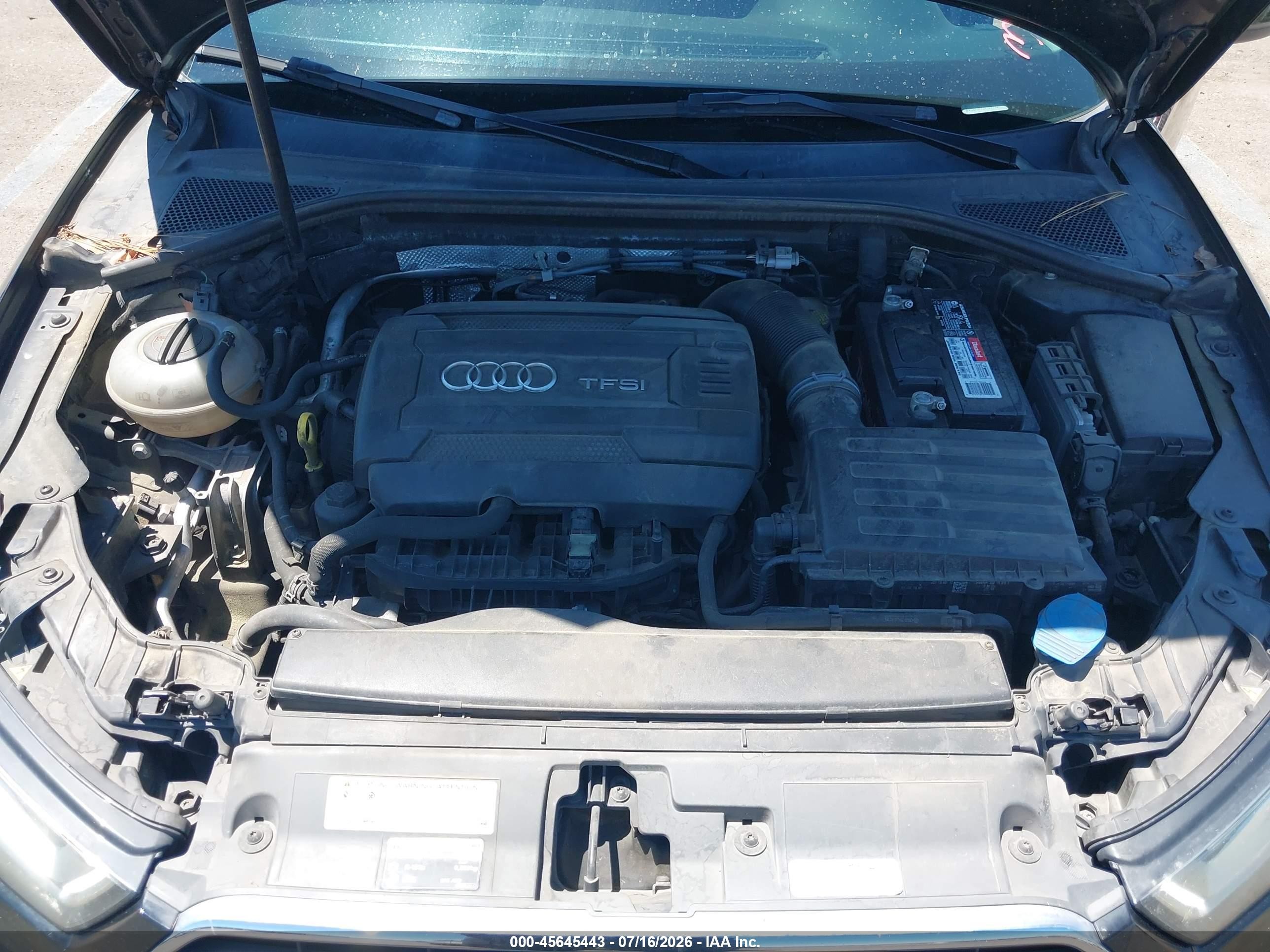 2015 Audi A3 2.0t Premium Black vin: WAUBFGFF9F1087621
