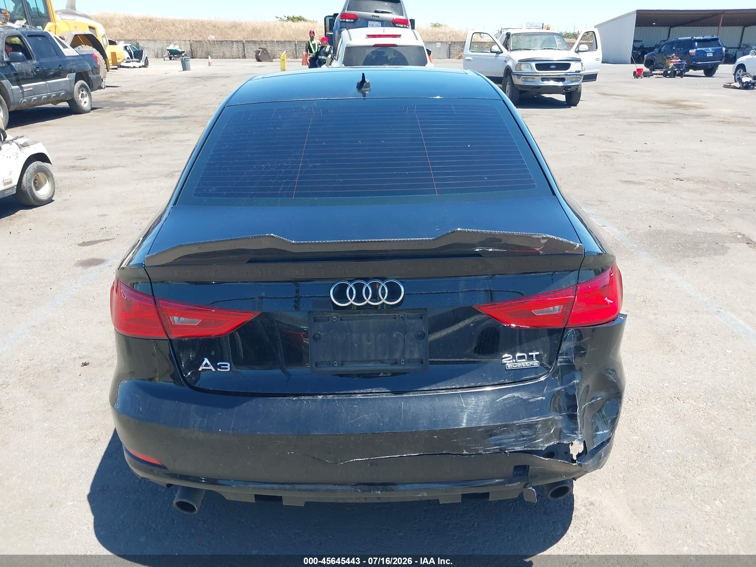 2015 Audi A3 2.0t Premium Black vin: WAUBFGFF9F1087621
