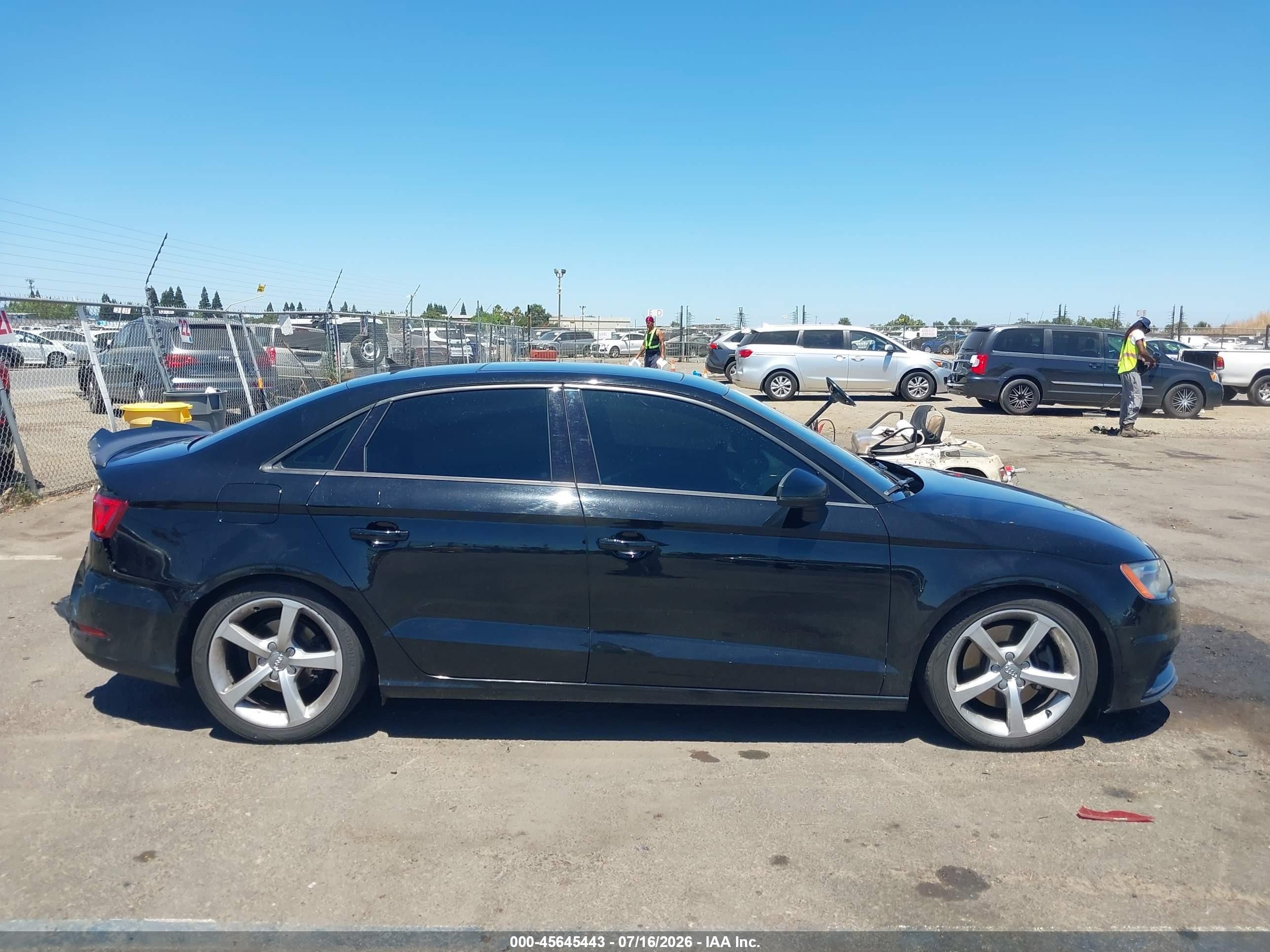 2015 Audi A3 2.0t Premium Black vin: WAUBFGFF9F1087621