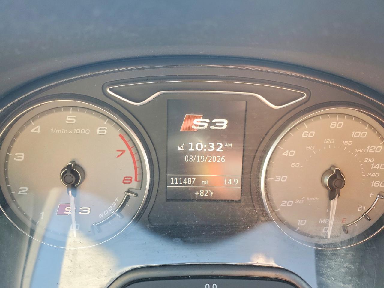 2015 Audi S3 Premium Plus Серебряный vin: WAUBFGFF9F1130533