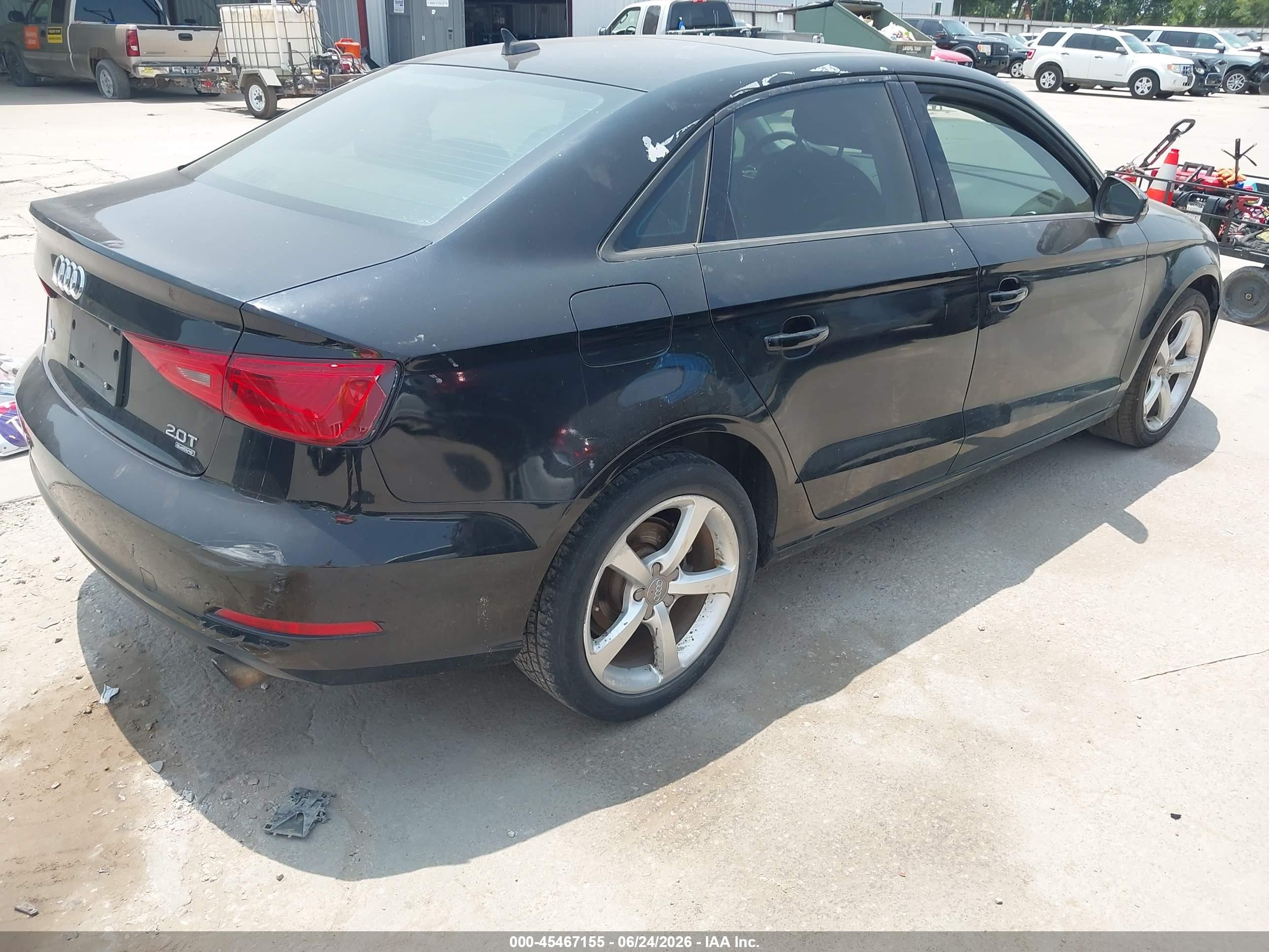 2015 Audi A3 2.0t Premium Black vin: WAUBFGFFXF1006271