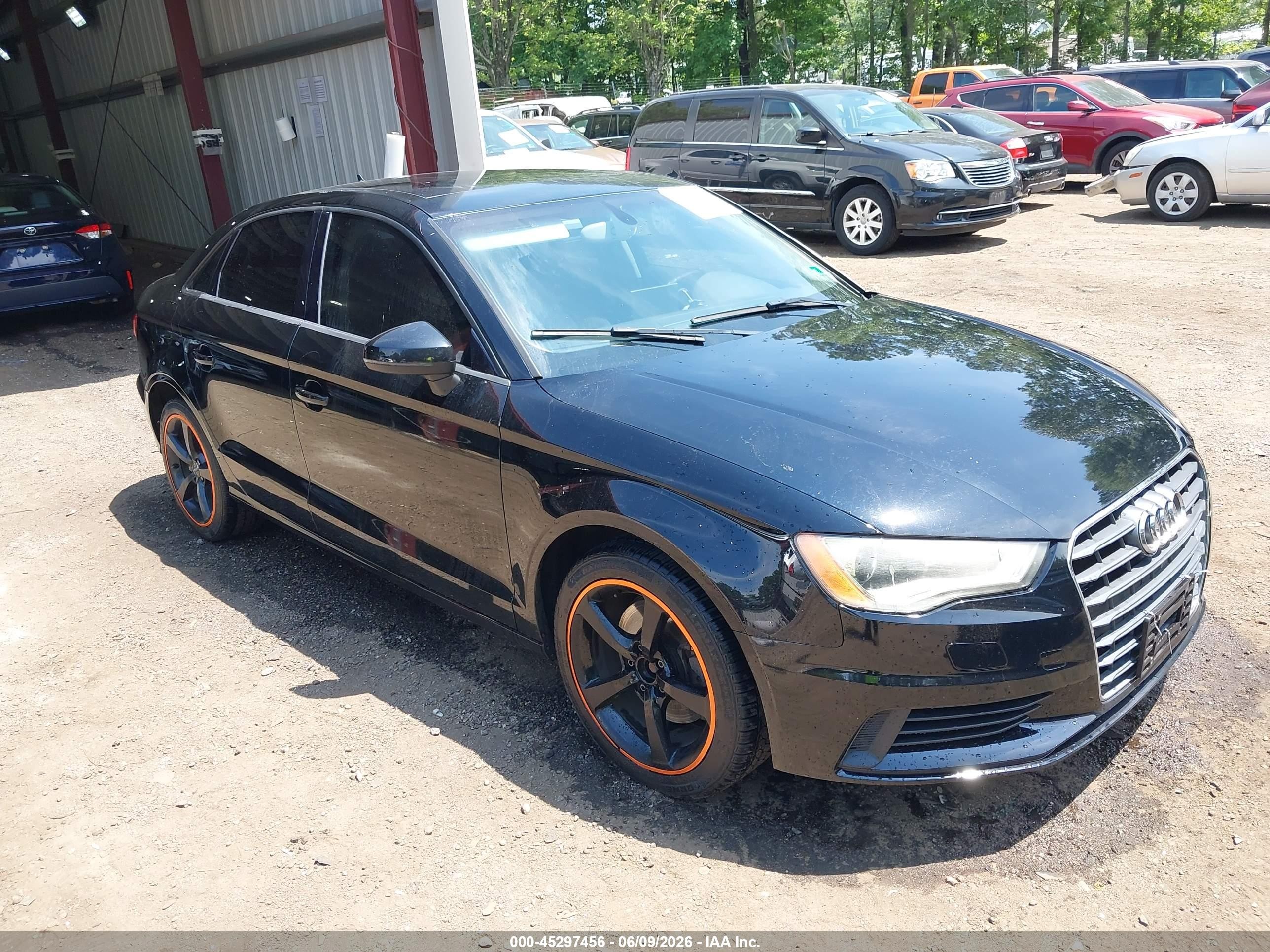 2015 Audi A3 2.0t Premium Black vin: WAUBFGFFXF1011440