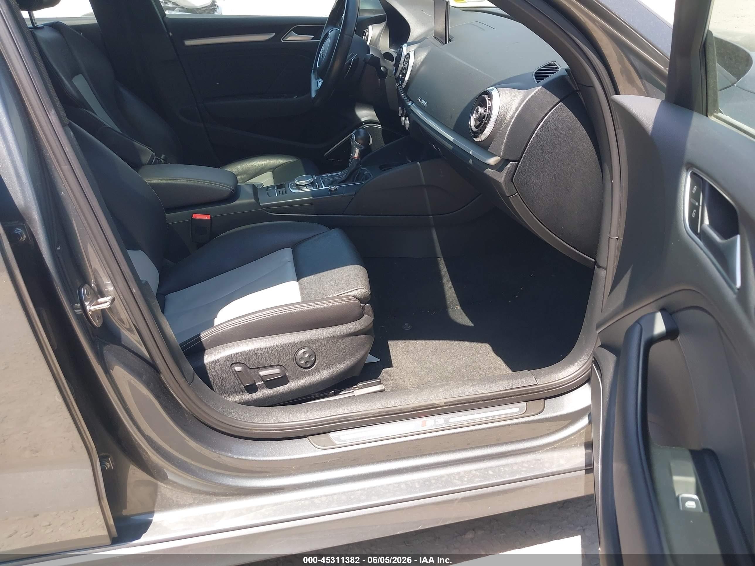 2015 Audi S3 2.0t Premium Plus Gray vin: WAUBFGFFXF1081469