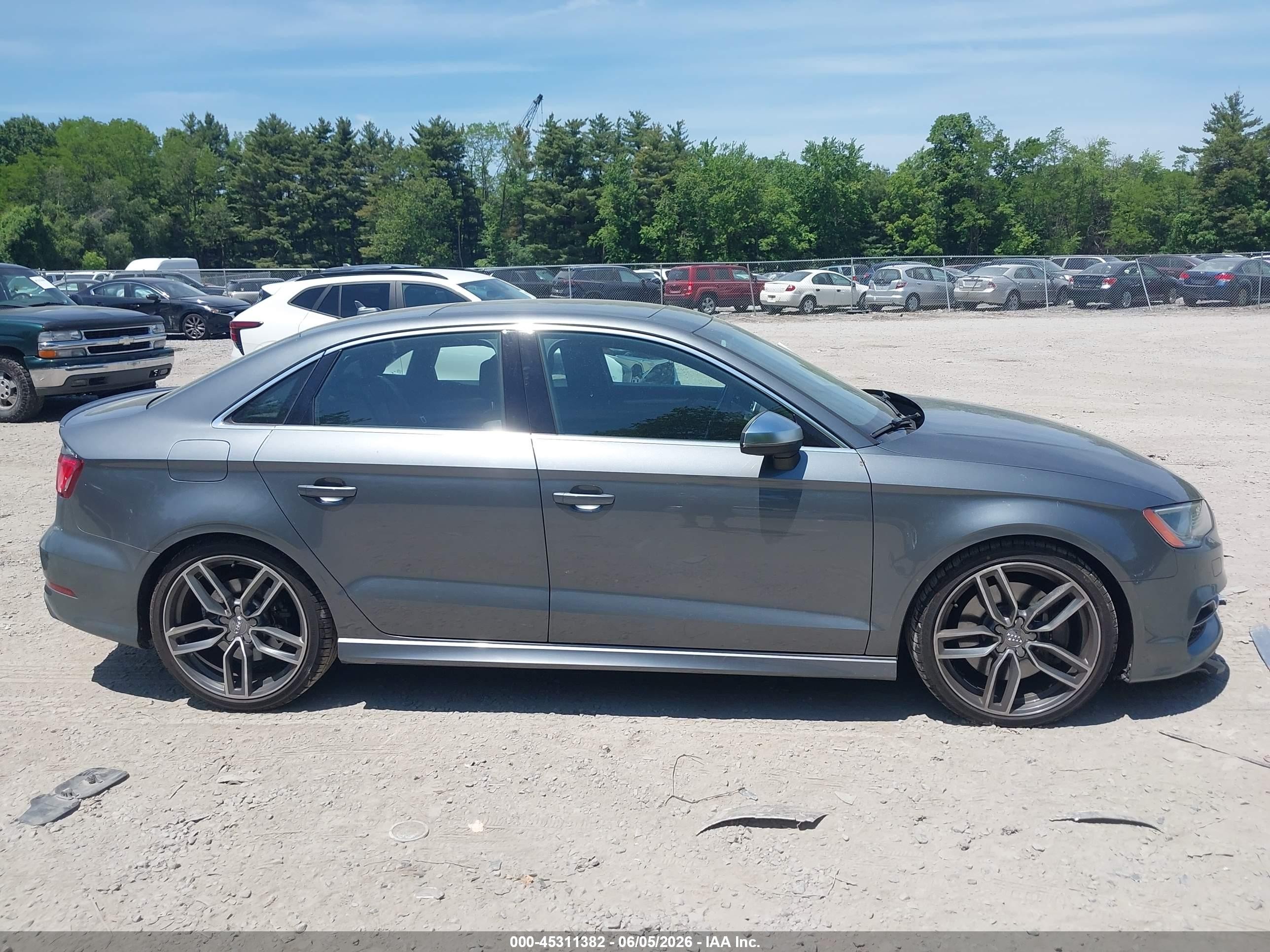 2015 Audi S3 2.0t Premium Plus Gray vin: WAUBFGFFXF1081469
