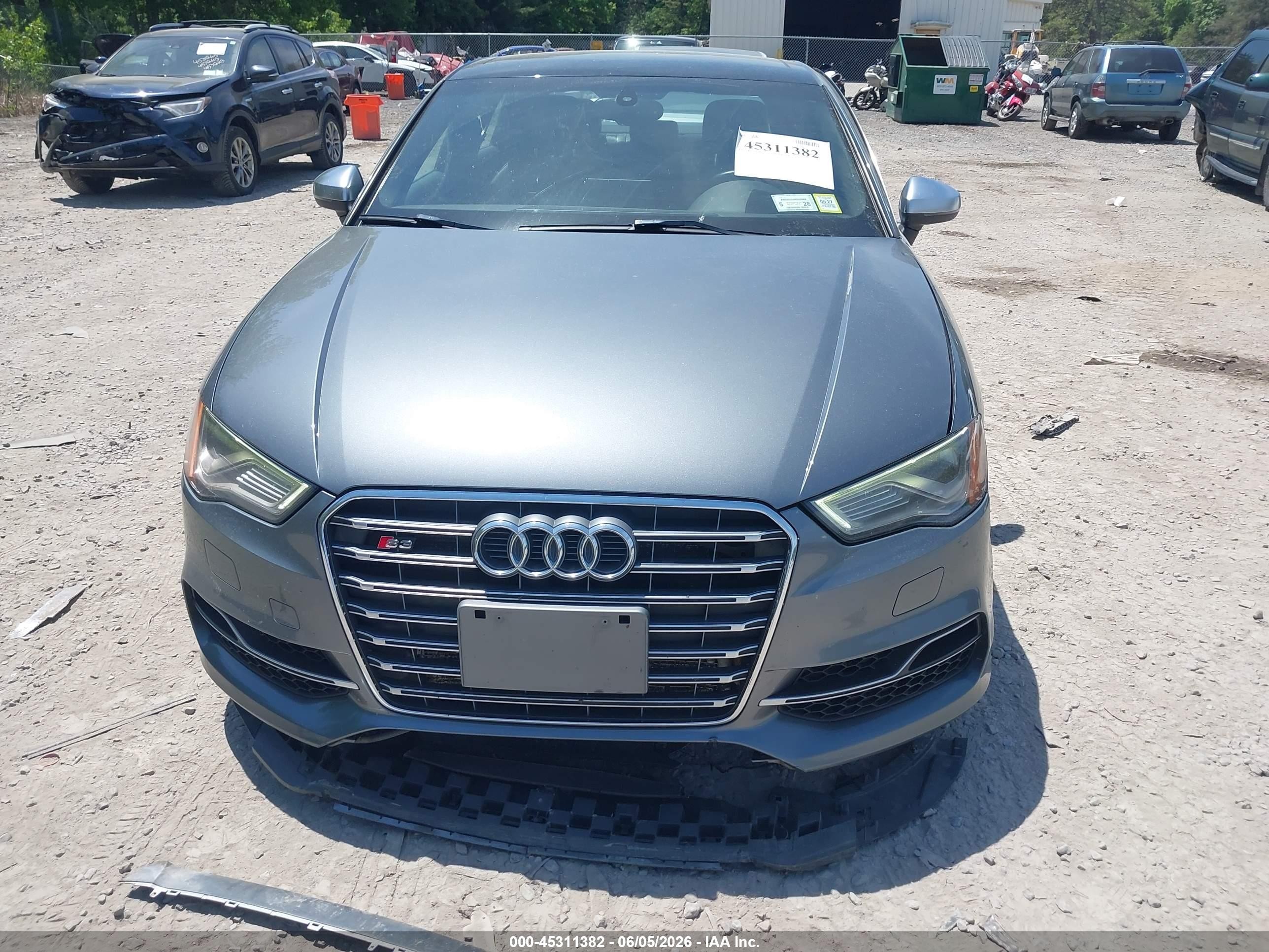 2015 Audi S3 2.0t Premium Plus Gray vin: WAUBFGFFXF1081469