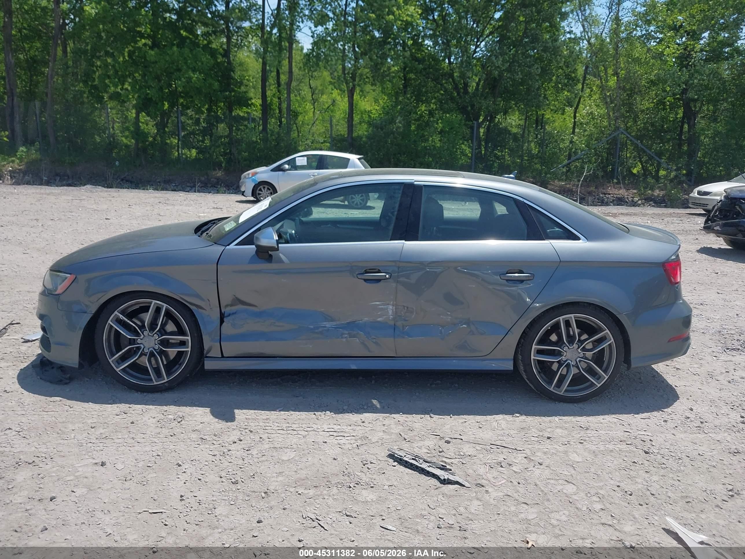 2015 Audi S3 2.0t Premium Plus Gray vin: WAUBFGFFXF1081469