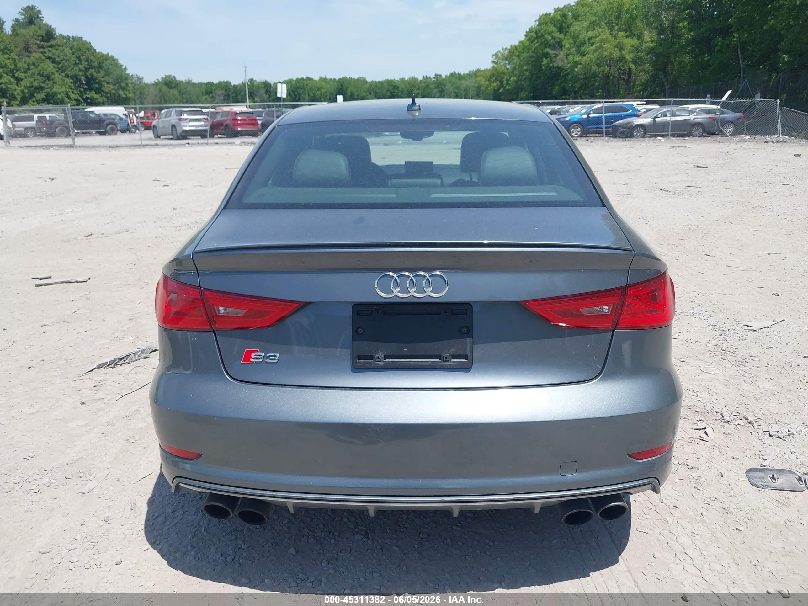2015 Audi S3 2.0t Premium Plus Gray vin: WAUBFGFFXF1081469