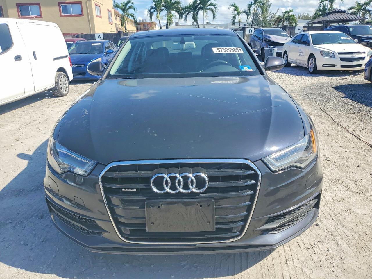 2012 Audi A6 Черный vin: WAUBGAFC0CN006056