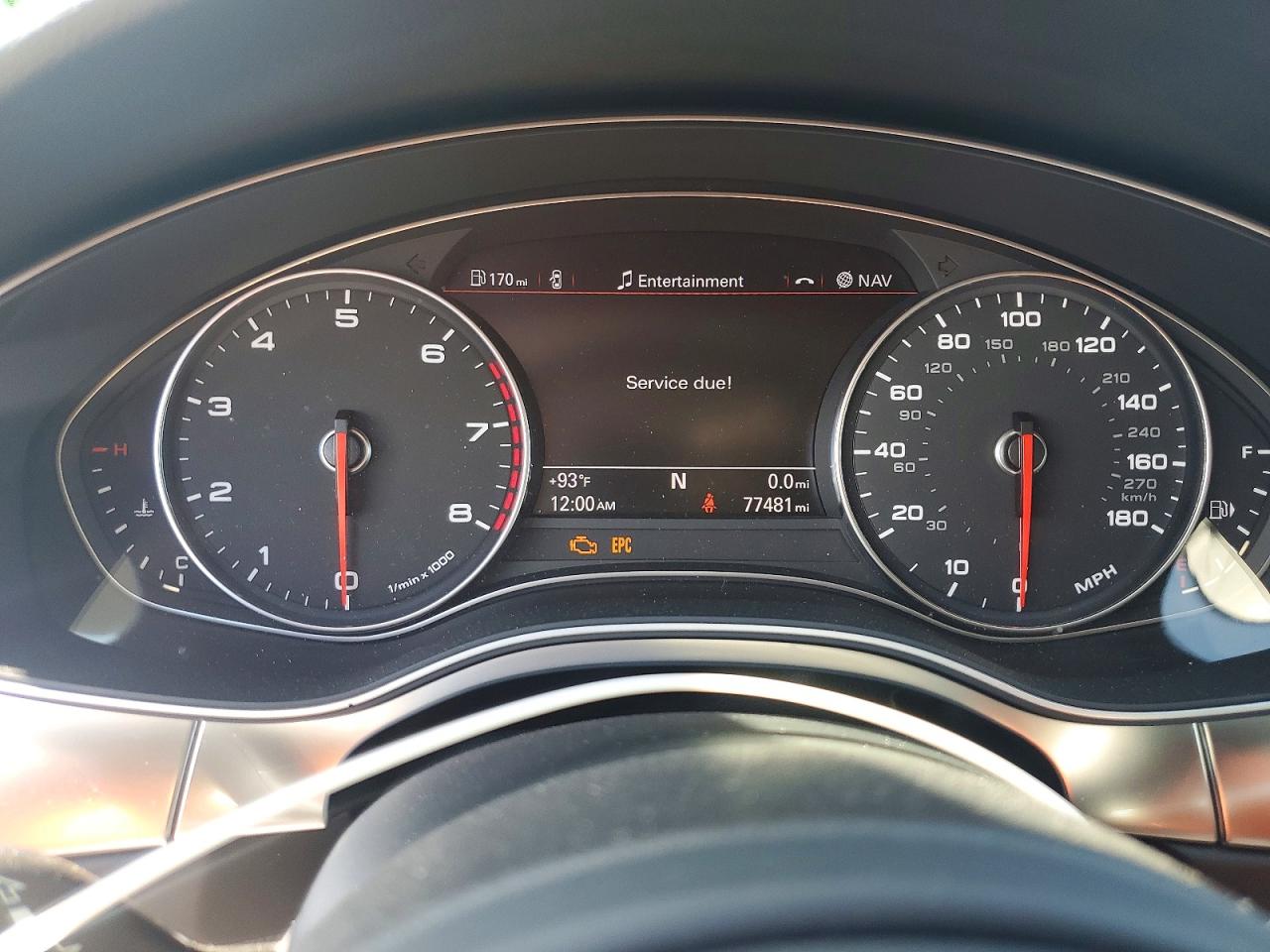 2012 Audi A6 Черный vin: WAUBGAFC0CN006056