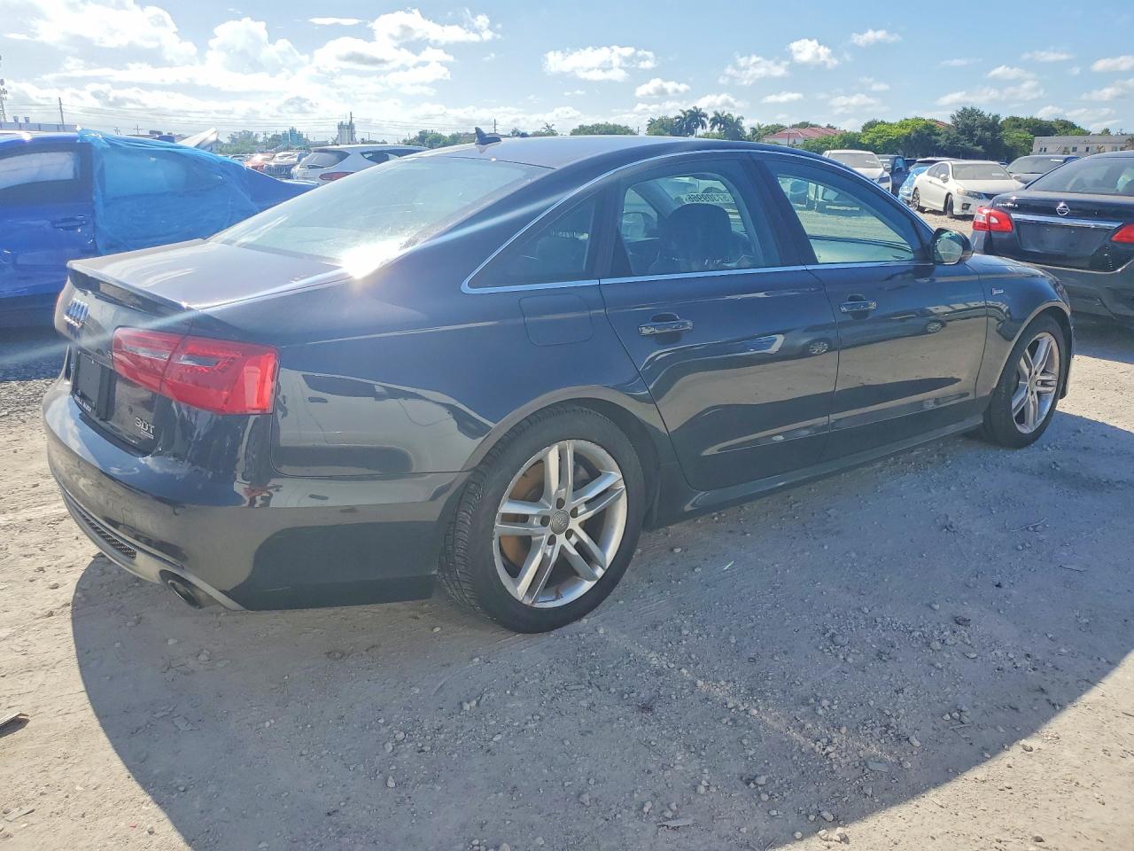 2012 Audi A6 Черный vin: WAUBGAFC0CN006056
